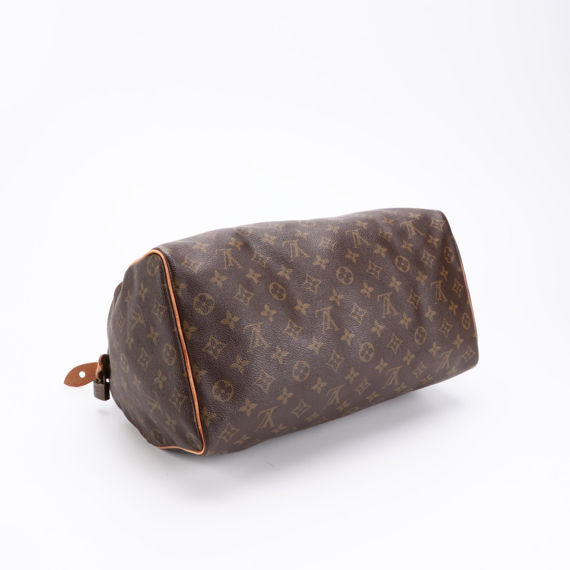 Louis Vuitton Speedy 35 in Monogram Canvas and Vachetta Leather