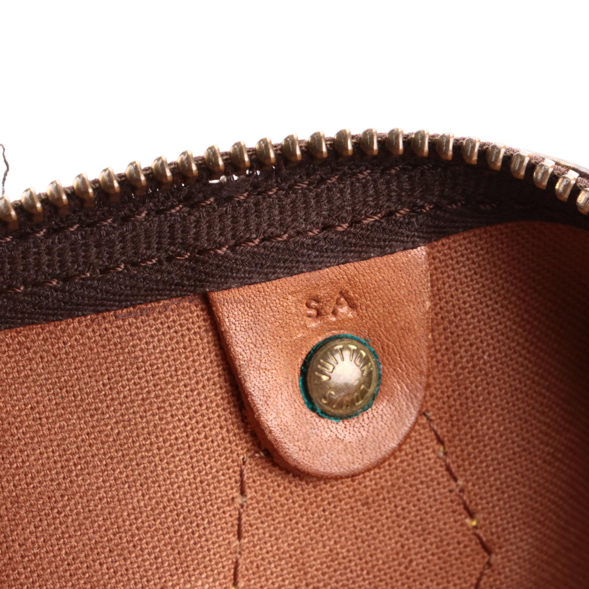 Louis Vuitton Speedy 35 in Monogram Canvas and Vachetta Leather