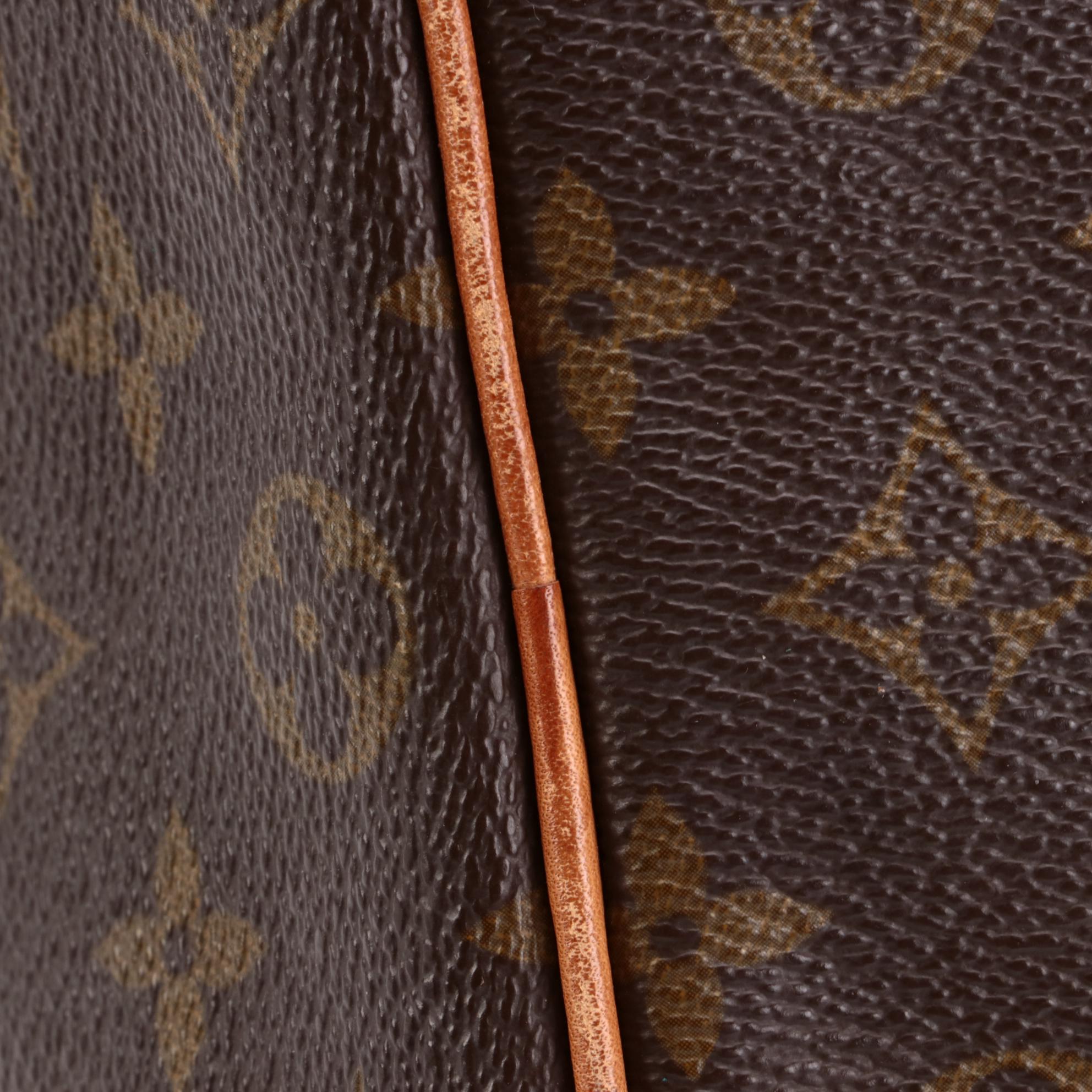 Louis Vuitton Speedy 35 in Monogram Canvas and Vachetta Leather