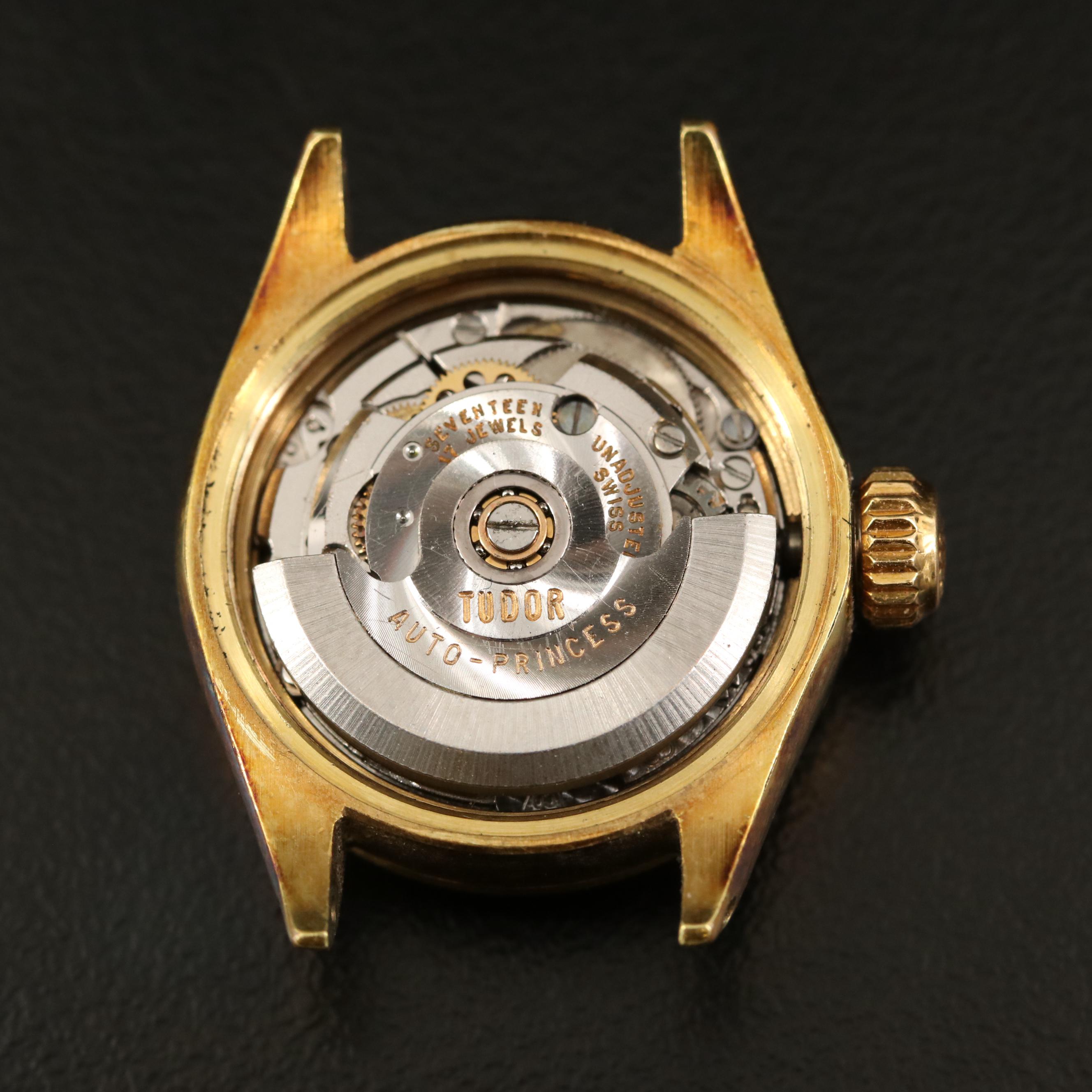 1972 Tudor Princess Oysterdate Gold Plate and Stainless Steel Watch