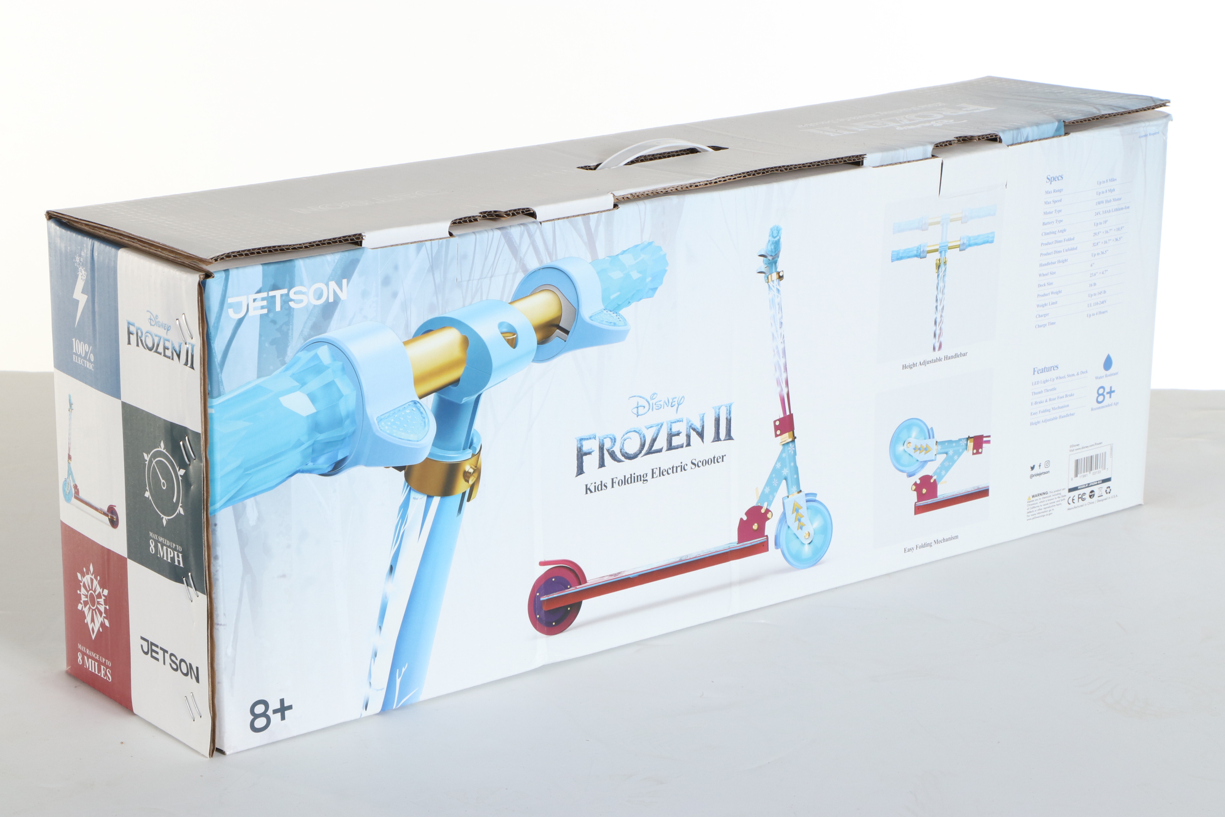 Disney Frozen II Light-Up Folding Electric Scooter