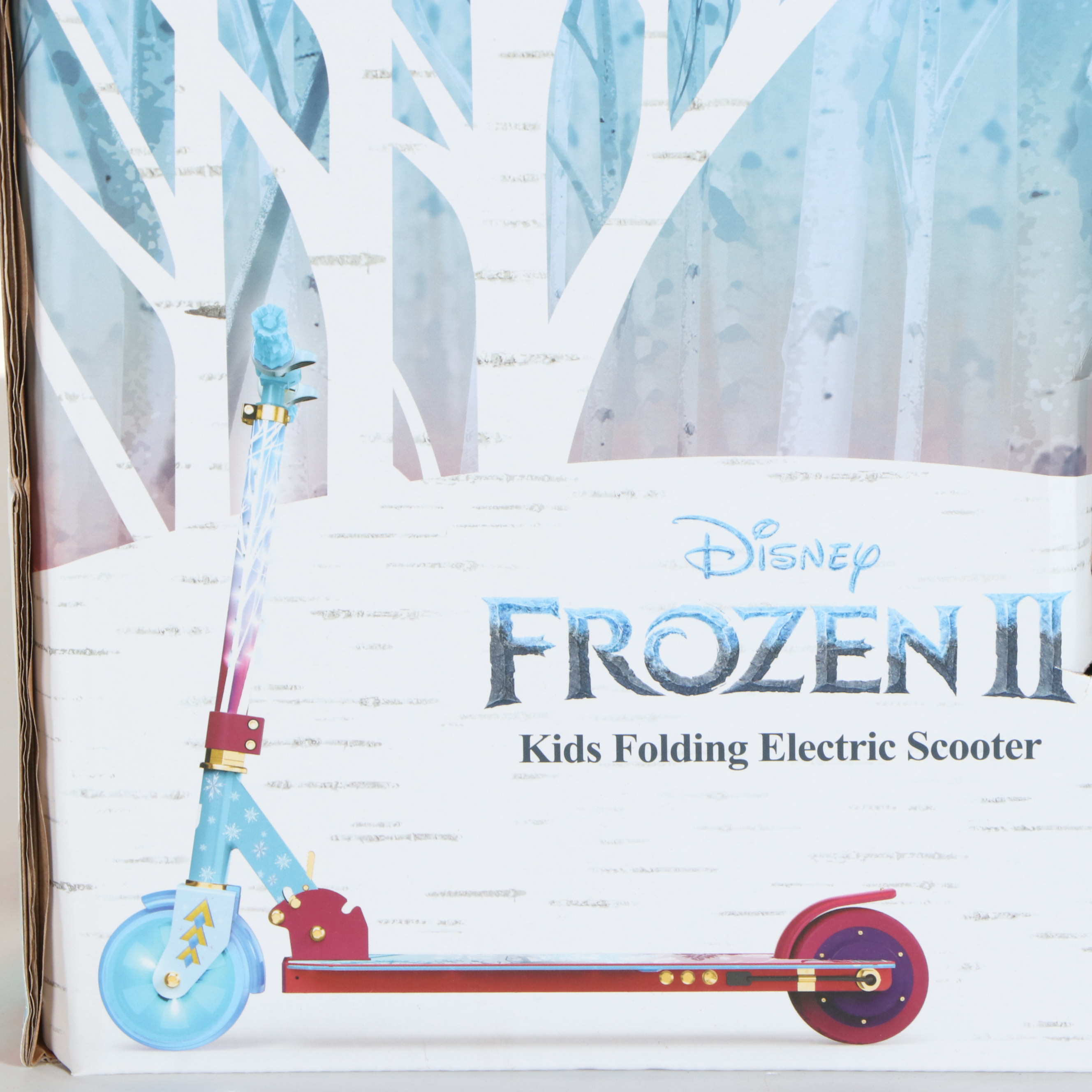 Disney Frozen II Light-Up Folding Electric Scooter