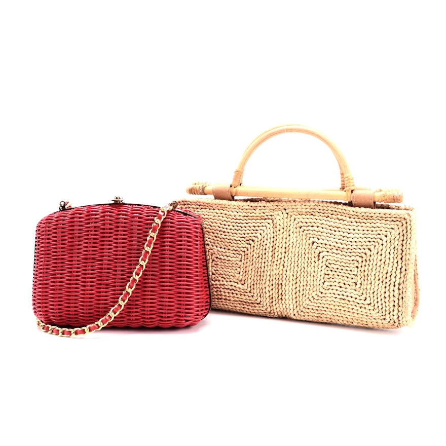 Tandem Bags and Other Wicker and Woven Bags