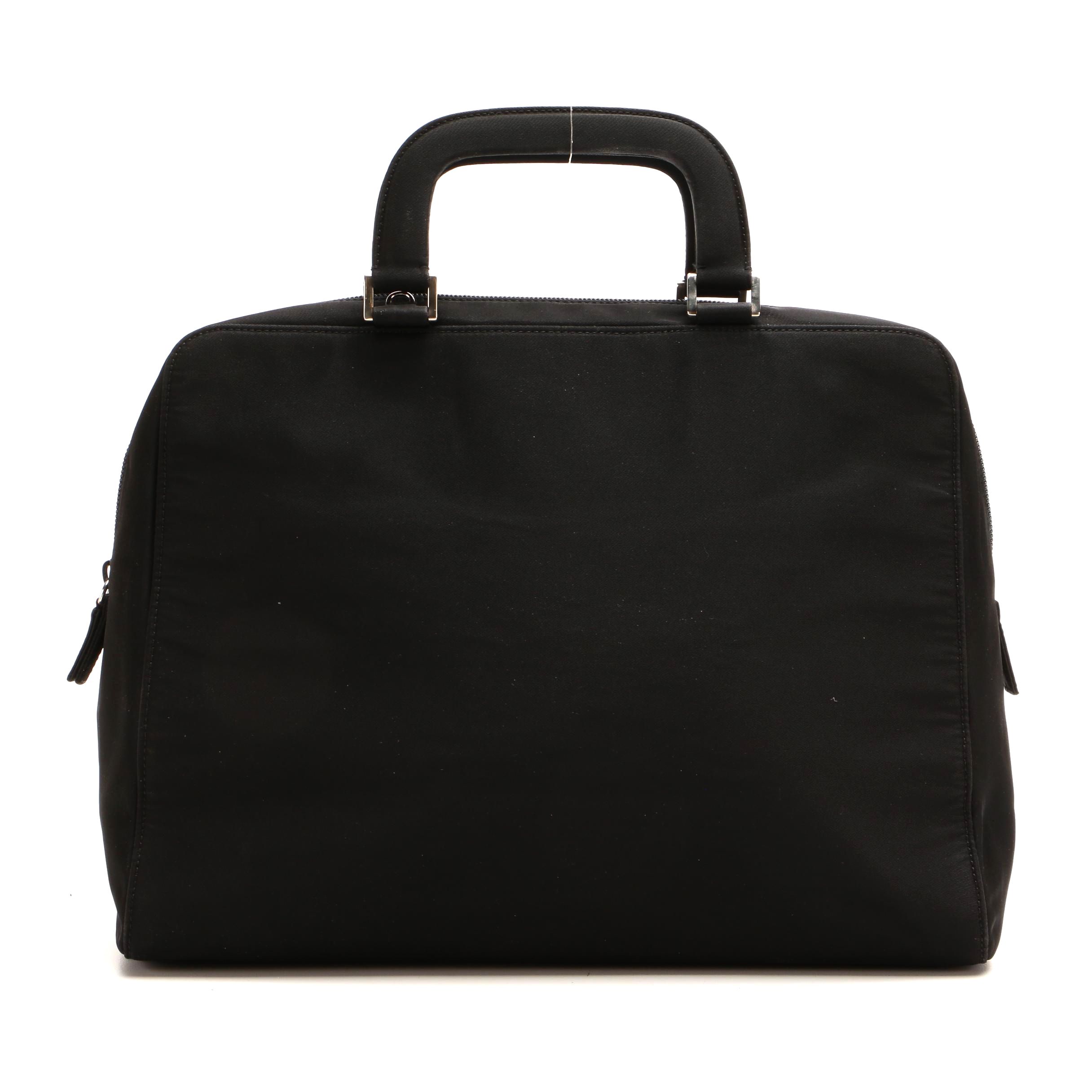 Prada Two-Way Satchel in Black Tessuto Nylon