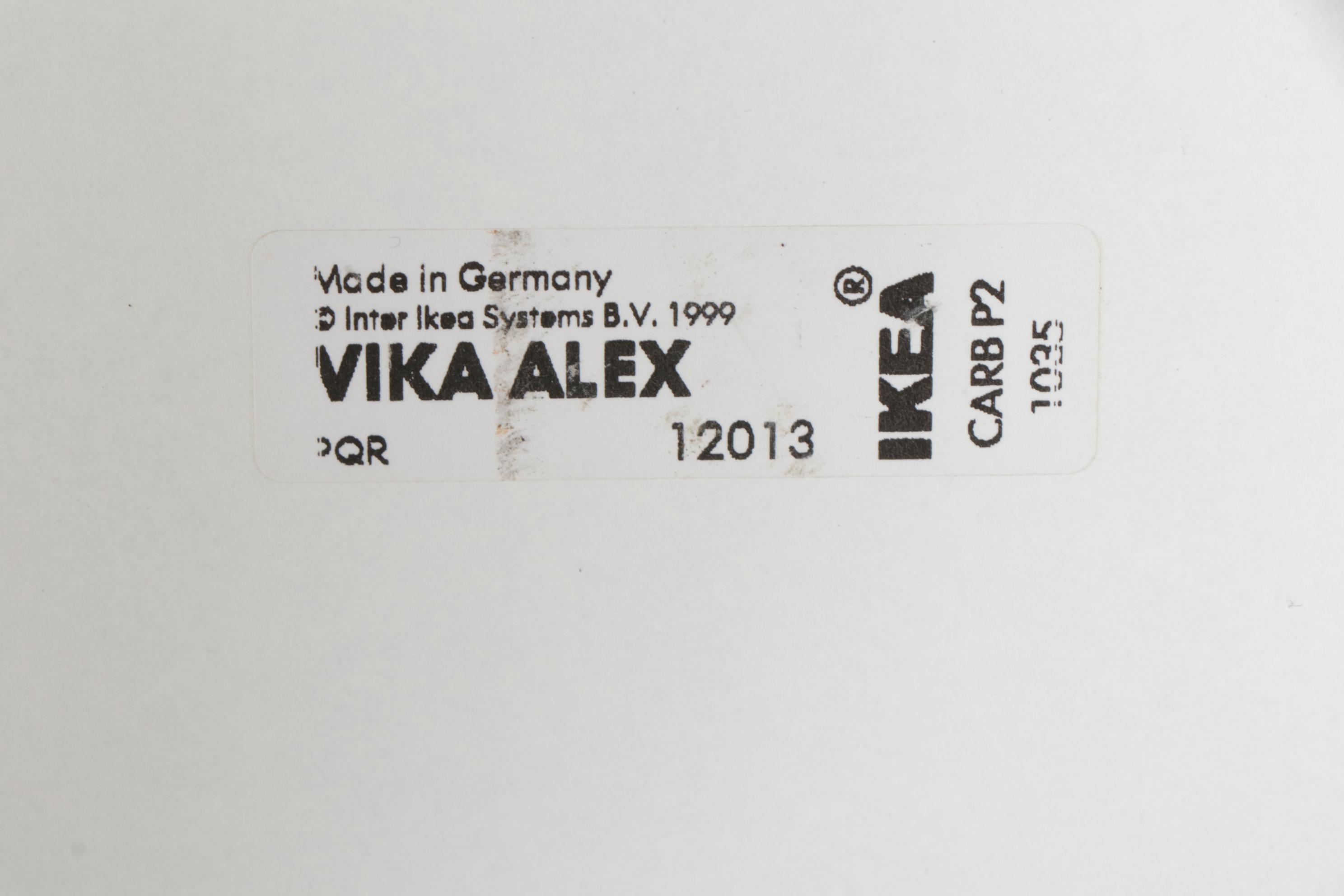 IKEA Vika Alex Drawer Unit in White