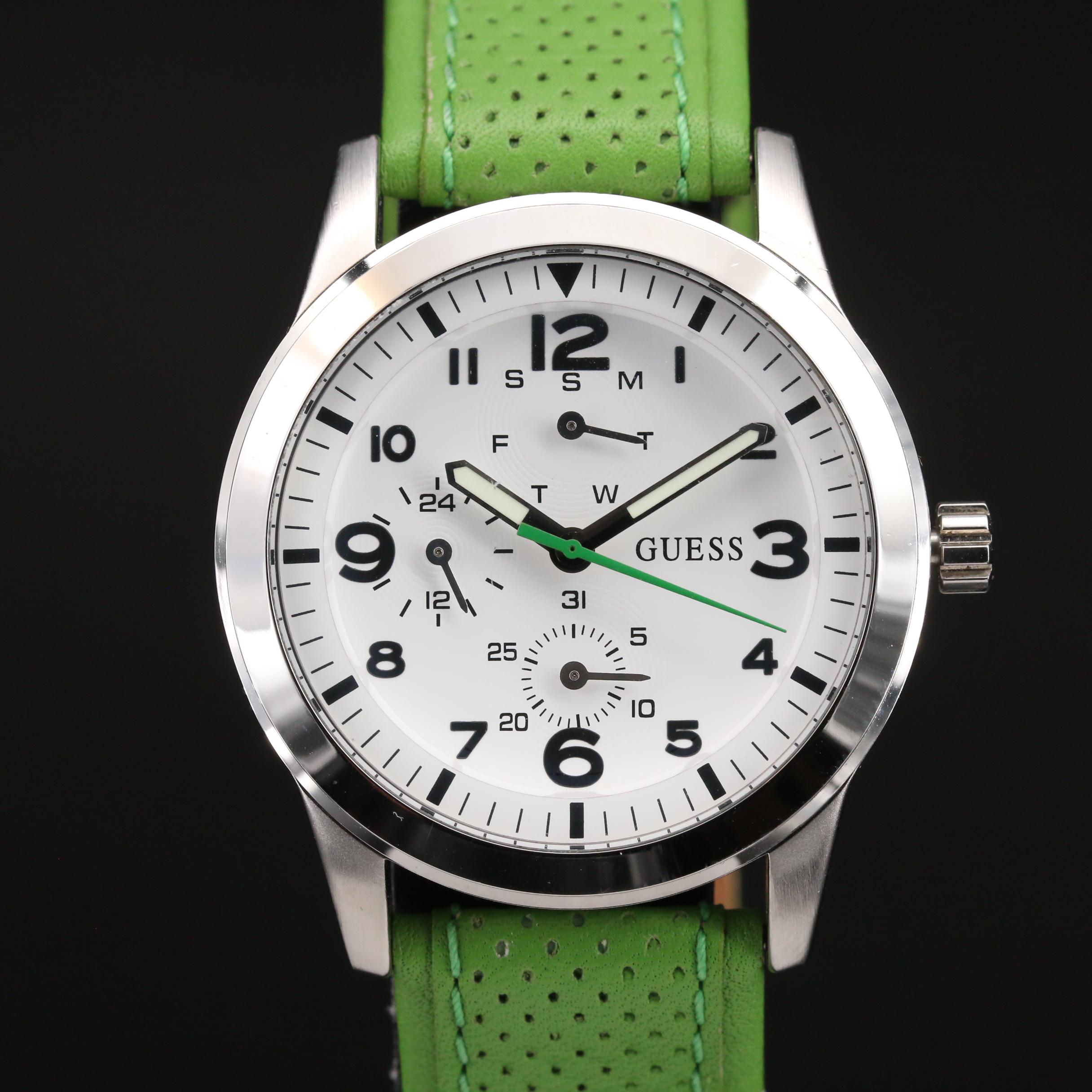 Guess Waterpro Multifunction Stainless Steel Quartz Watch