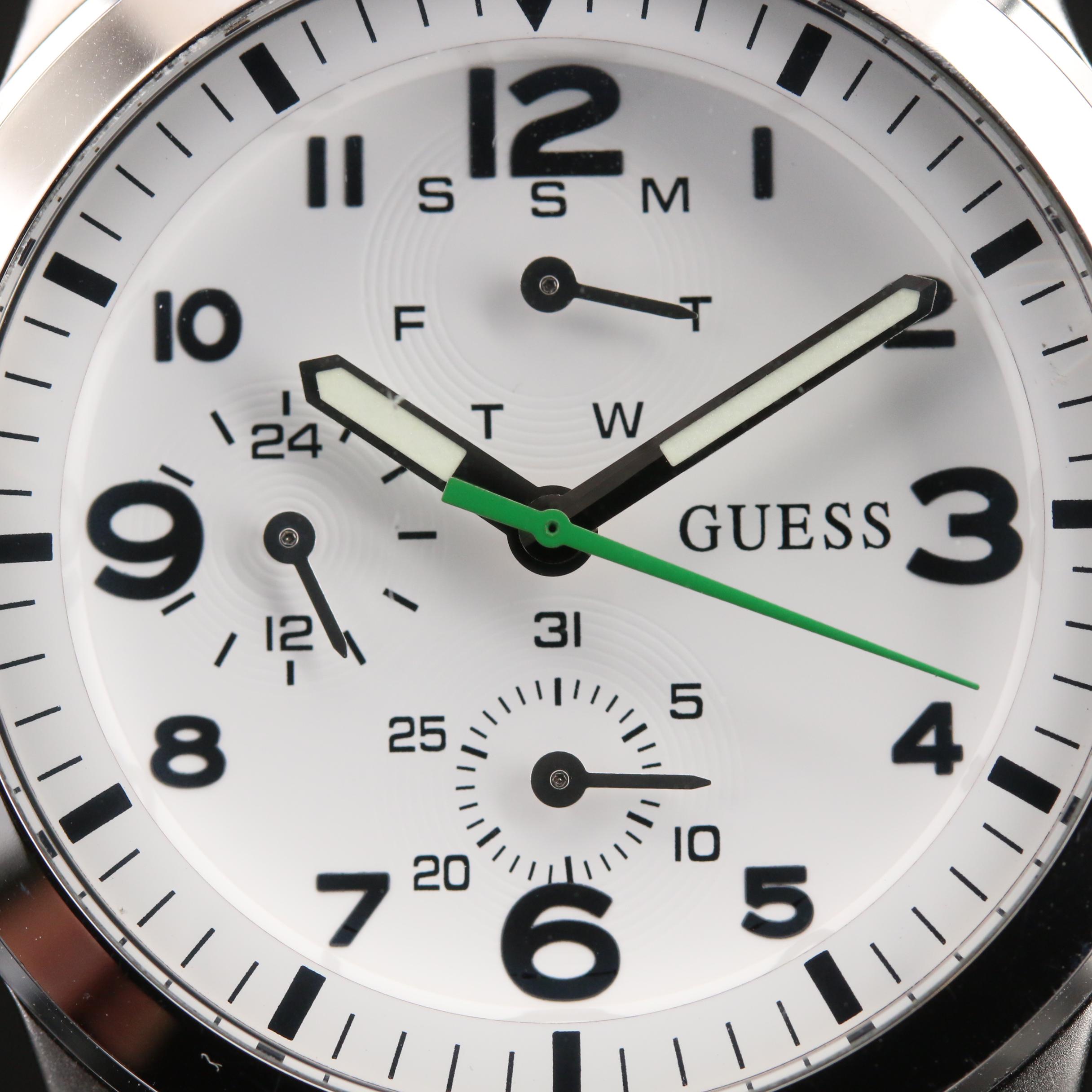 Guess Waterpro Multifunction Stainless Steel Quartz Watch