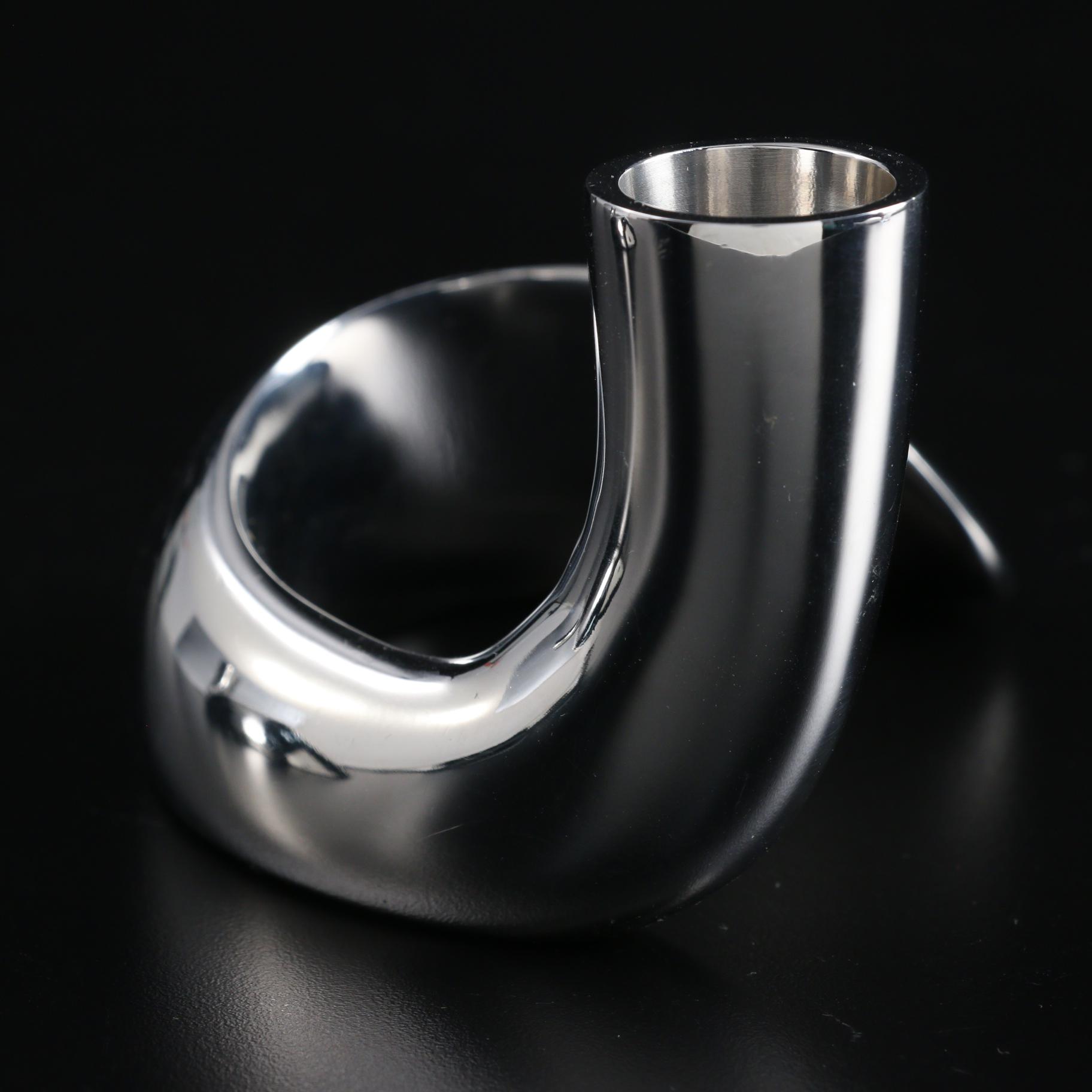 Georg Jensen Danish Modern Candle Holders Designed by Helle Damkjaer