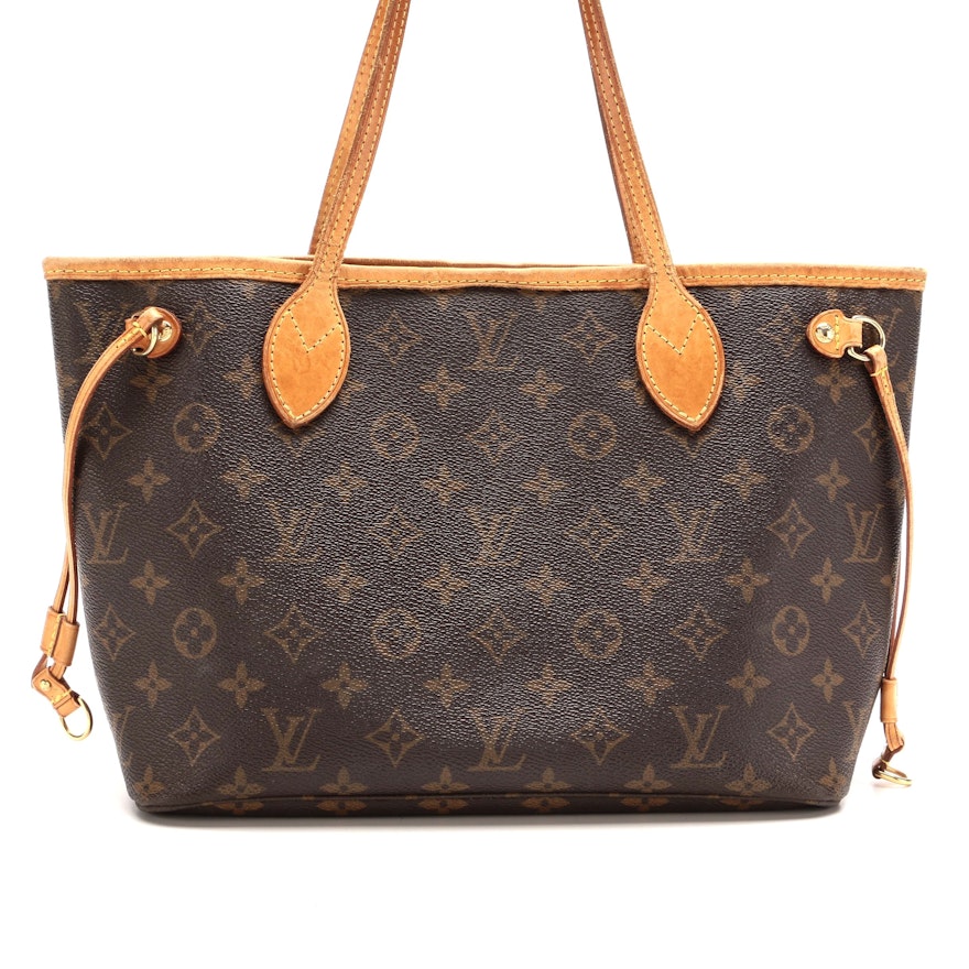 Louis Vuitton Neverfull PM Tote in Monogram Canvas and Vachetta Leather