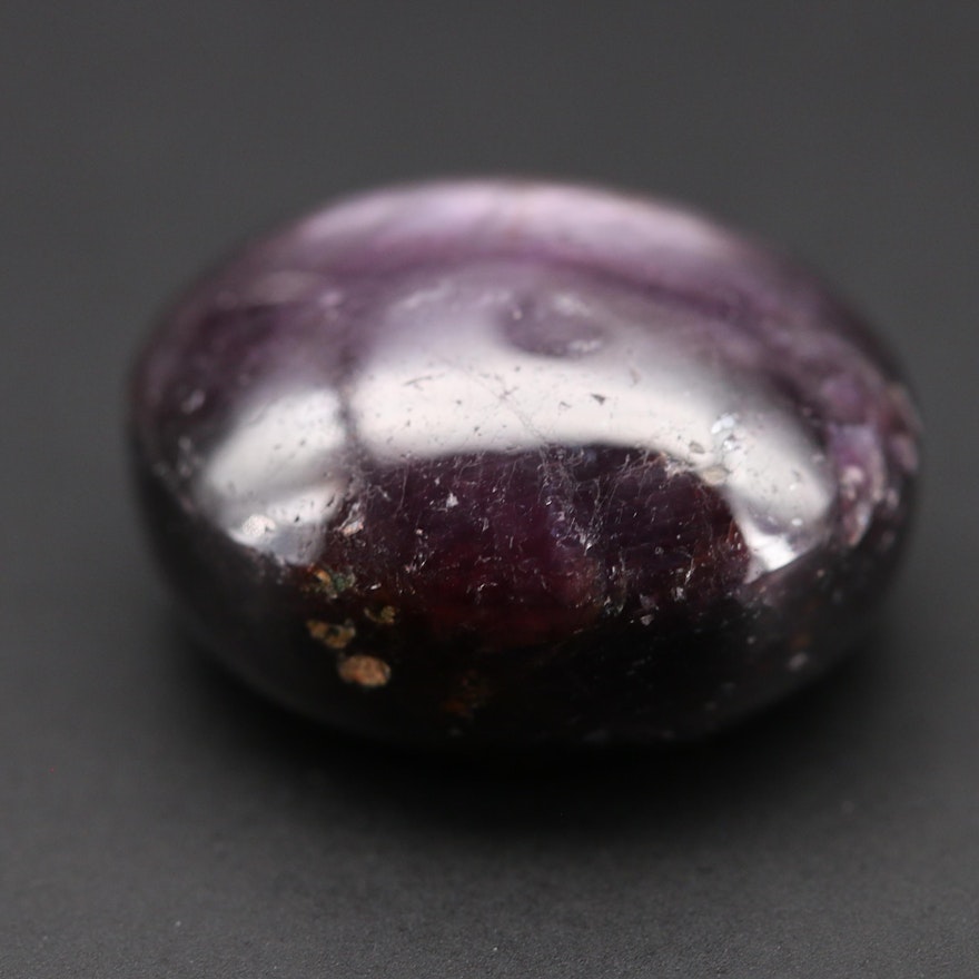 Loose 67.74 CT Oval Star Sapphire Cabochon with GIA Report