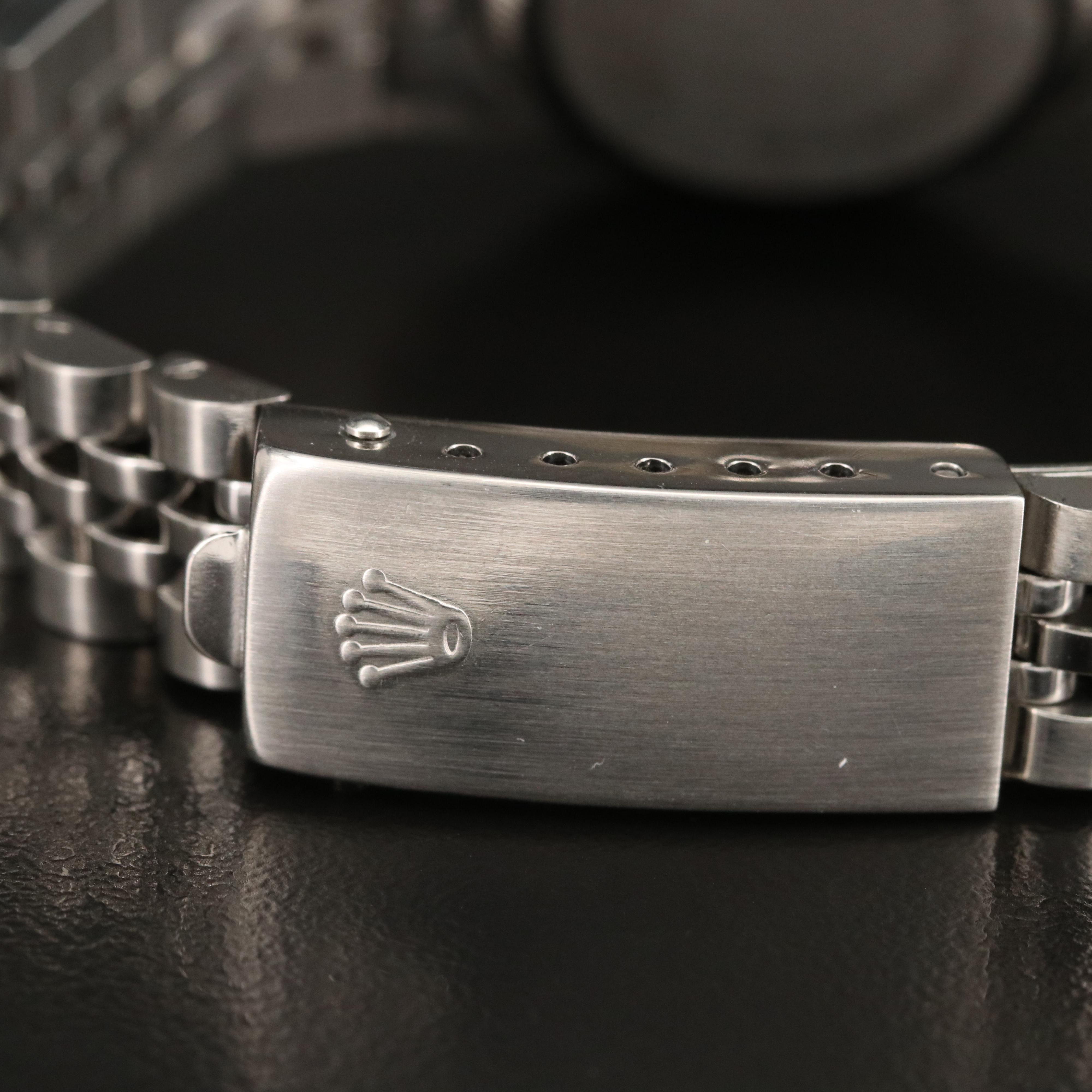 1987 Rolex Date Stainless Steel 3.00 CTW Diamond Automatic Watch