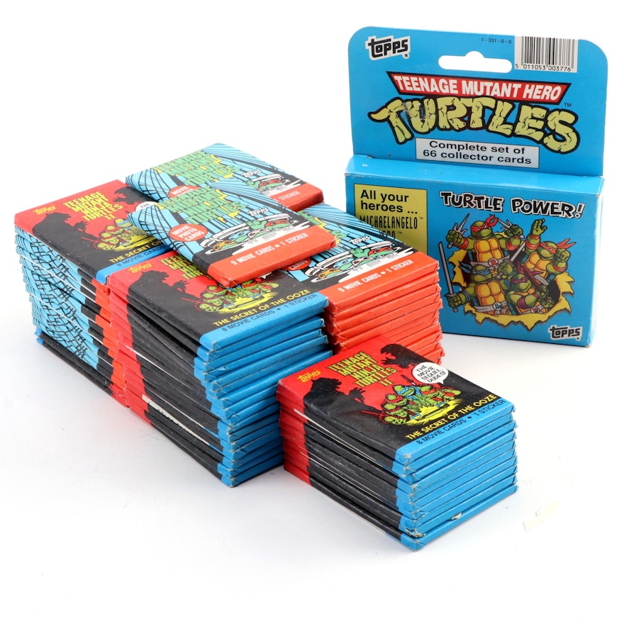 Topps "Teenage Mutant Ninja Turtle" Trading Cards, 1990