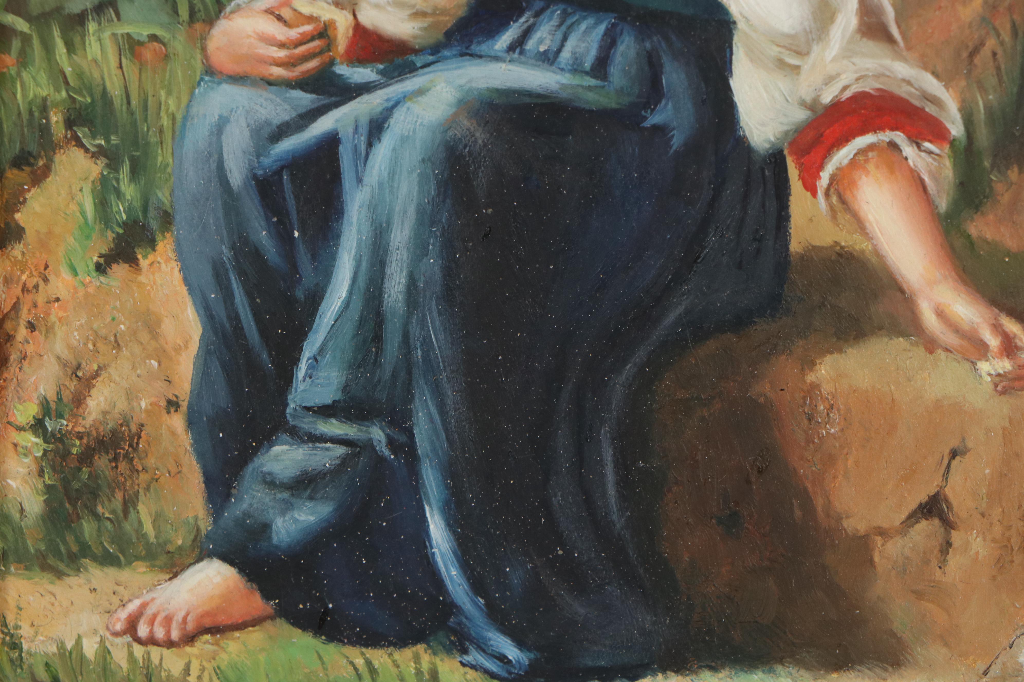 Oil Paintings after Vladimir Tiyuk and François-Alfred Delobbe