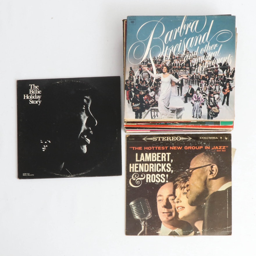 Billie Holiday, Barbra Streisand and Other Cabaret, R&B and Jazz Vinyl Records