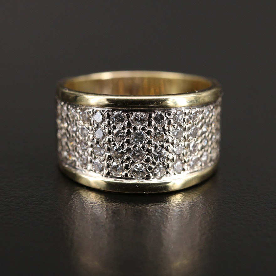 18K 1.17 CTW Diamond Band