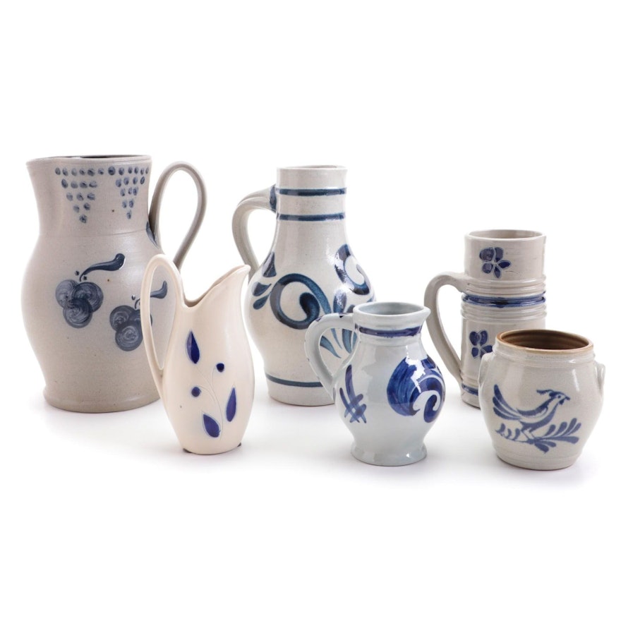 Rowe Pottery Works and Other Salt Glazed Stoneware Tableware