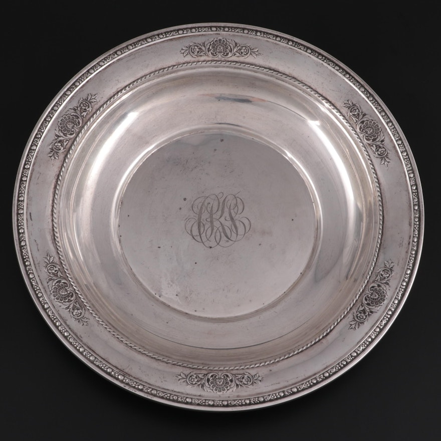 International Sterling Silver Vegetable Bowl, Early to Mid 20th Century