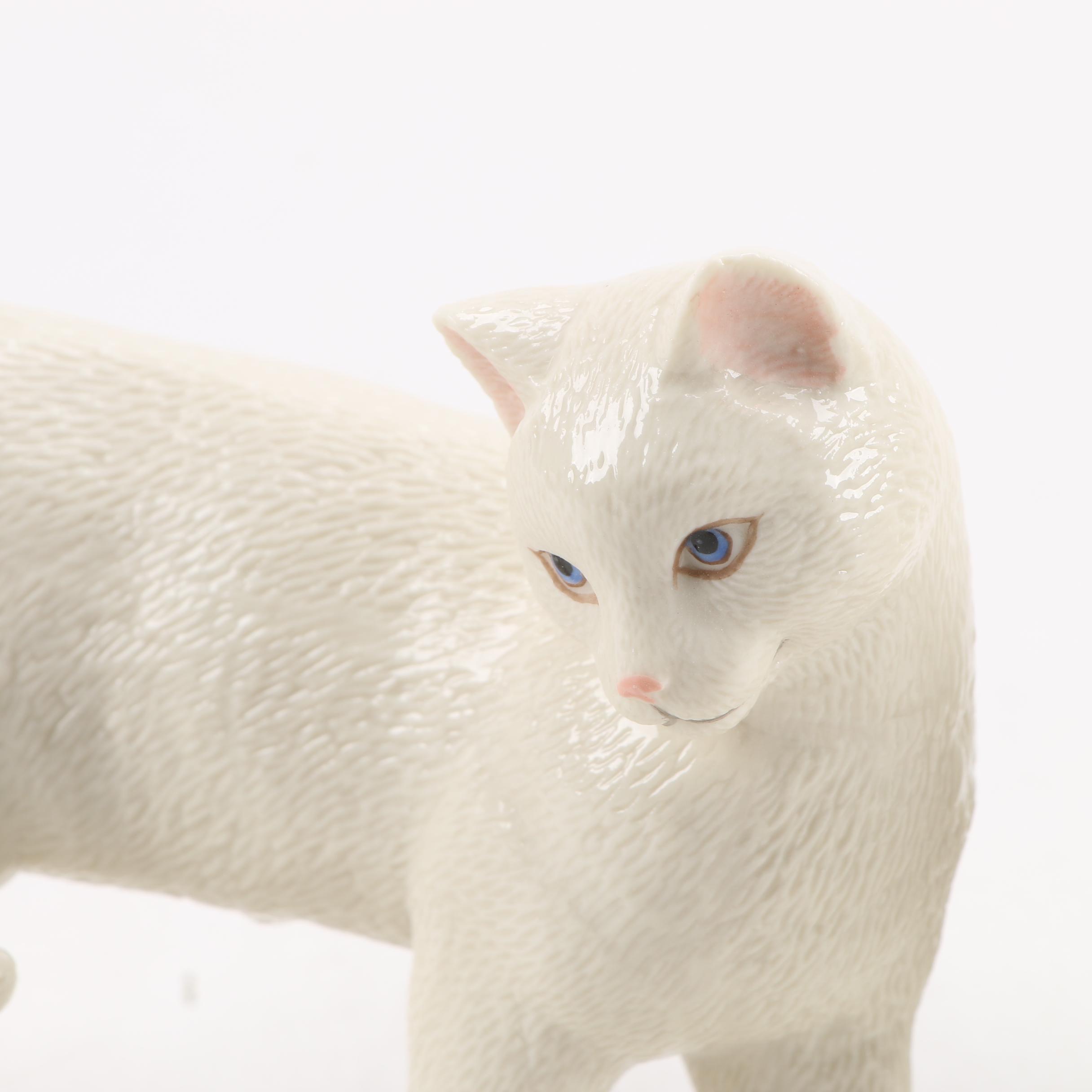 Lenox "Our Purrfect Princess" Figurines with "Black Cats and Butterflies" Bowl