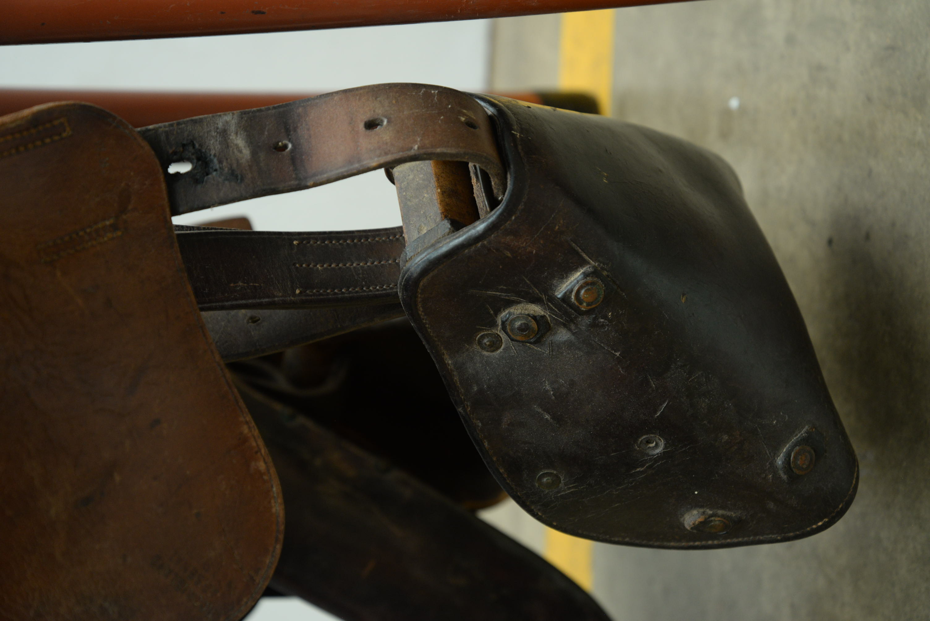 US Army Cavalry McClellan Leather Saddle and Accessories, Early 20th Century