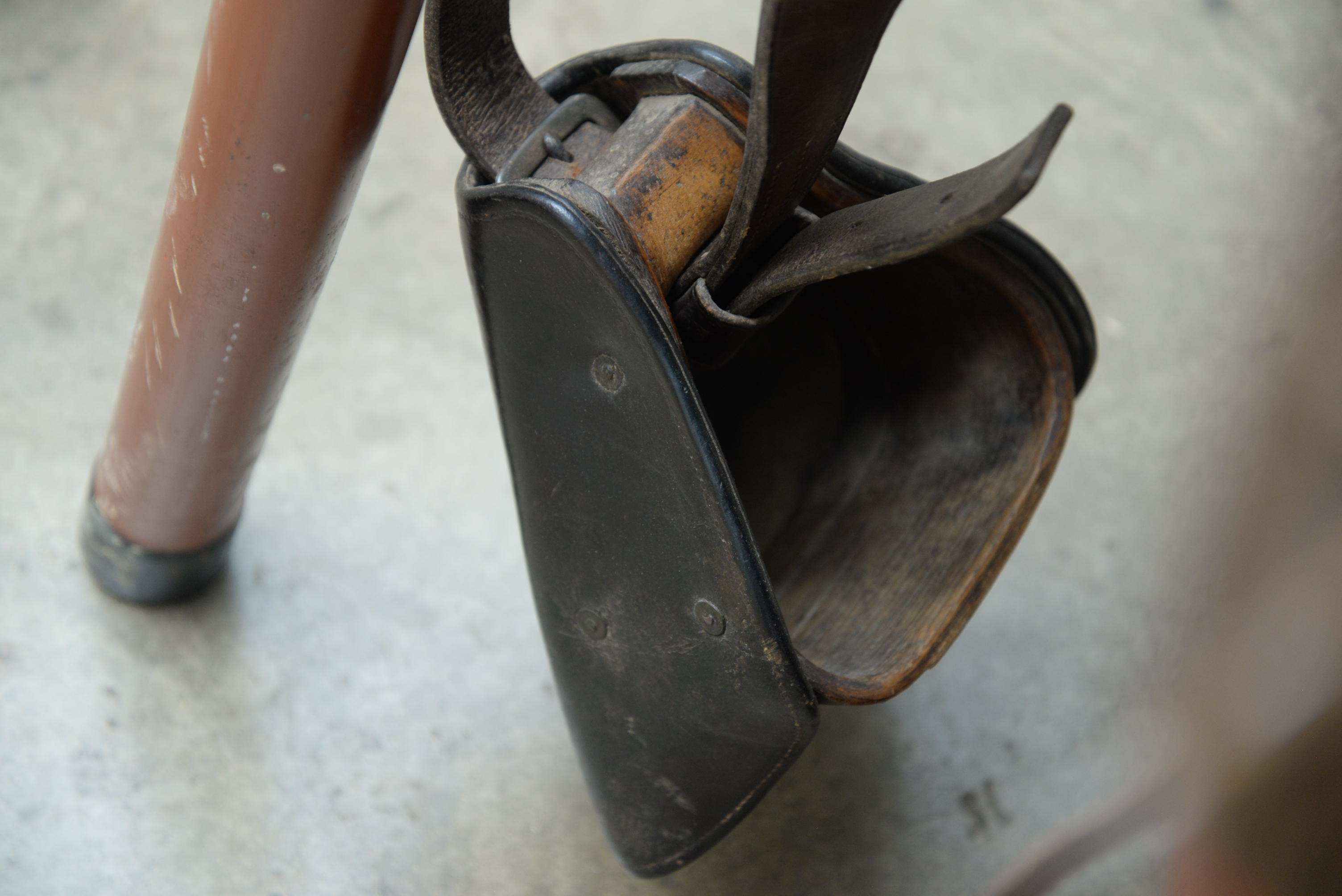 US Army Cavalry McClellan Leather Saddle and Accessories, Early 20th Century