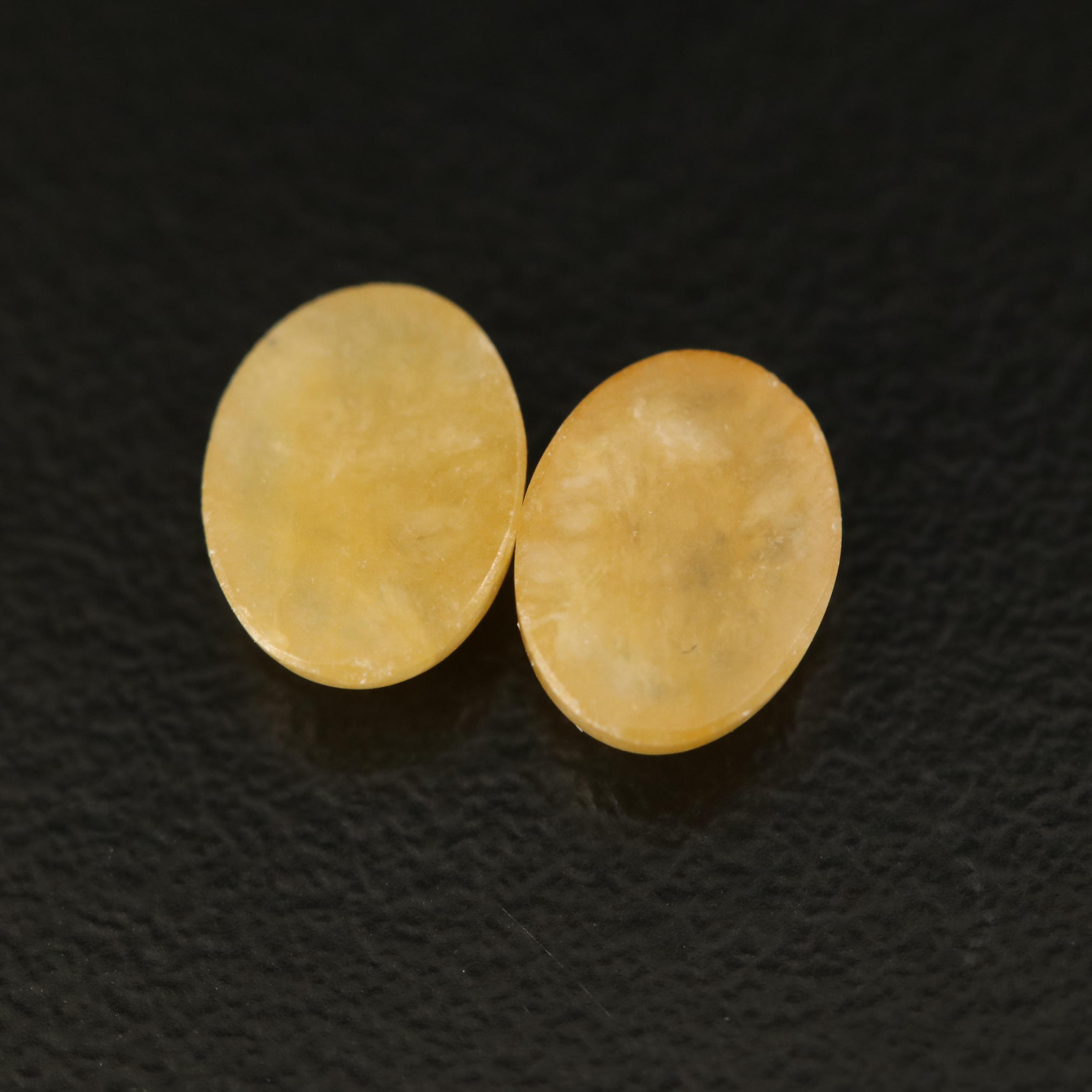 Loose Oval Jadeite Cabochons