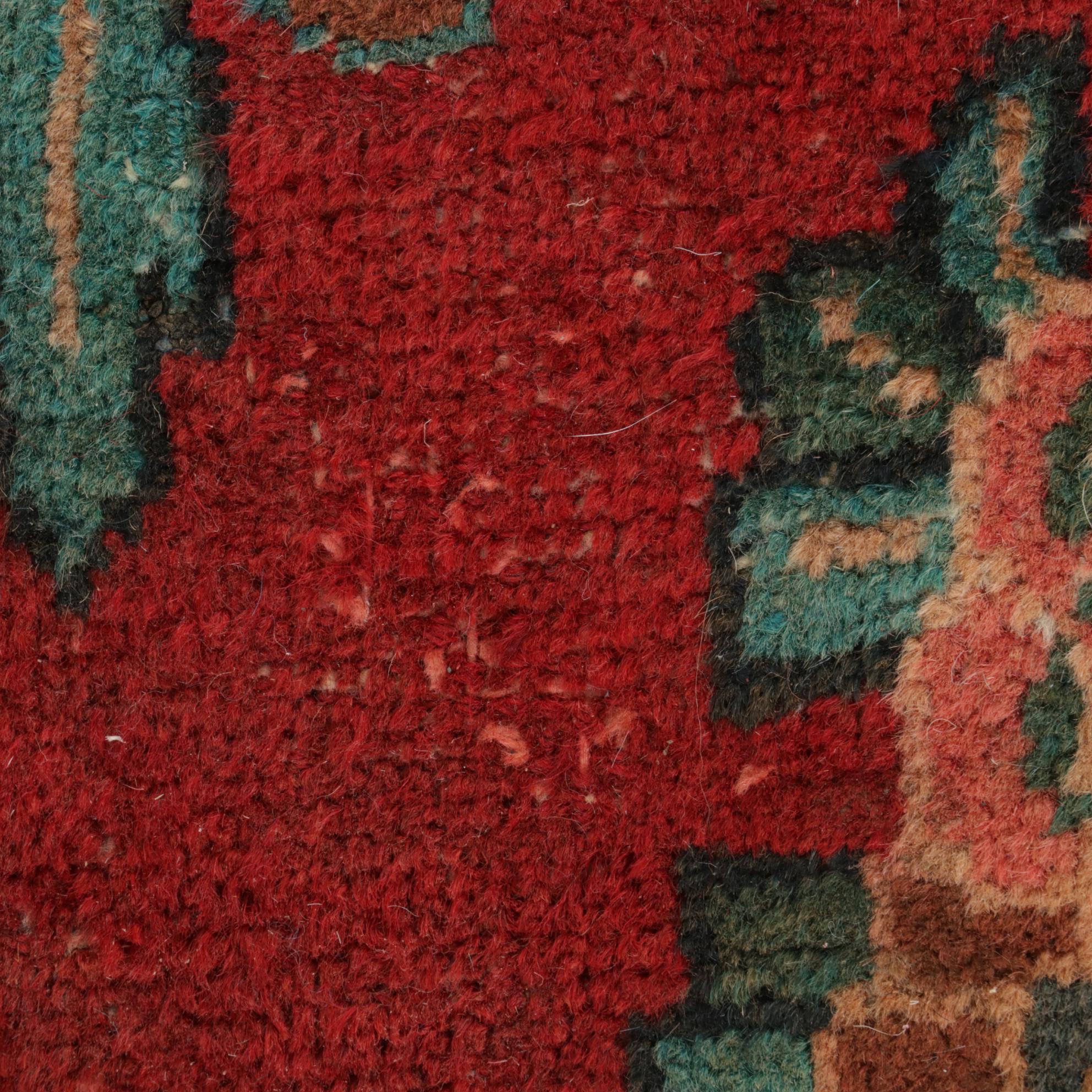 4'3 x 6'7 Hand-Knotted Persian Mahal Rug, 1930s