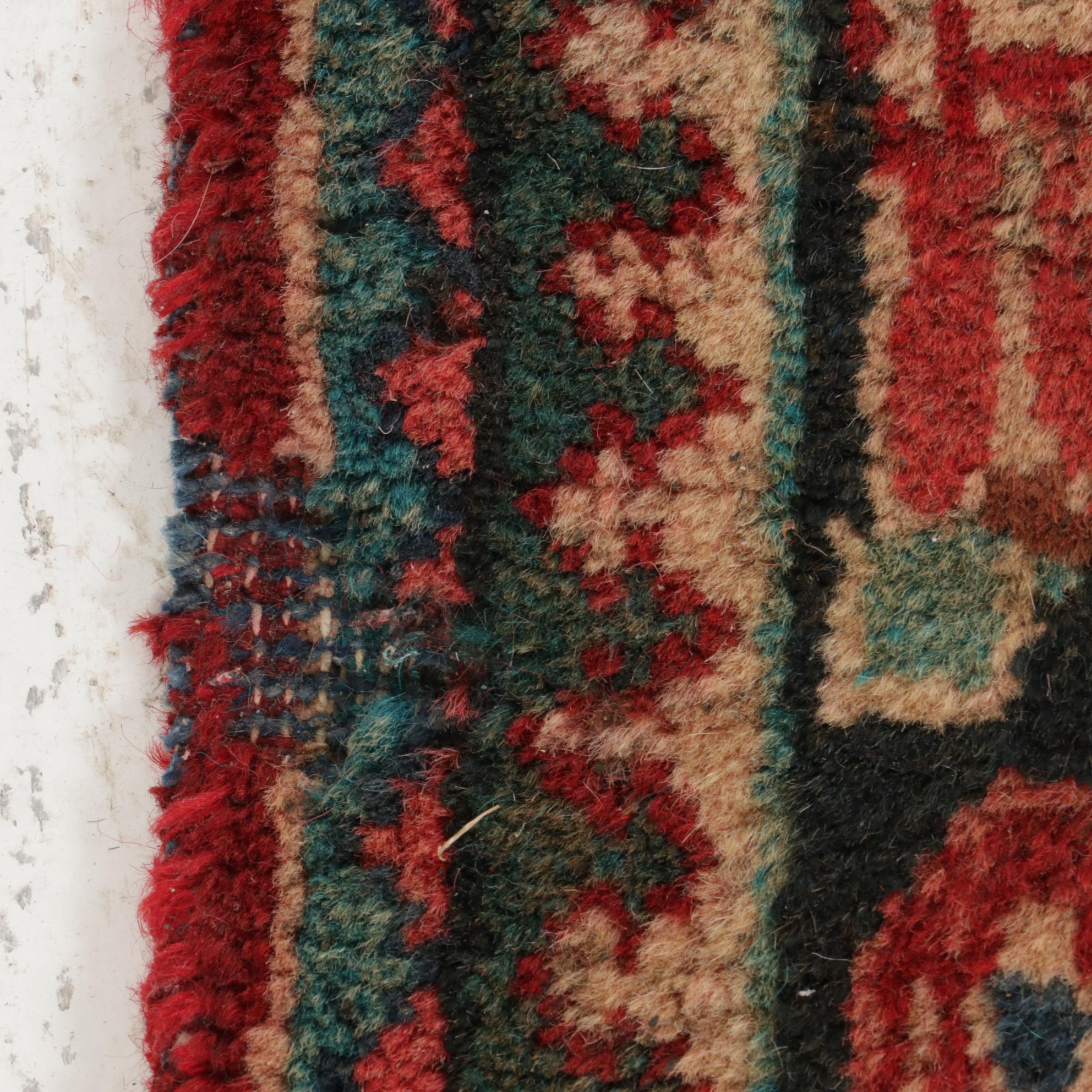 4'3 x 6'7 Hand-Knotted Persian Mahal Rug, 1930s