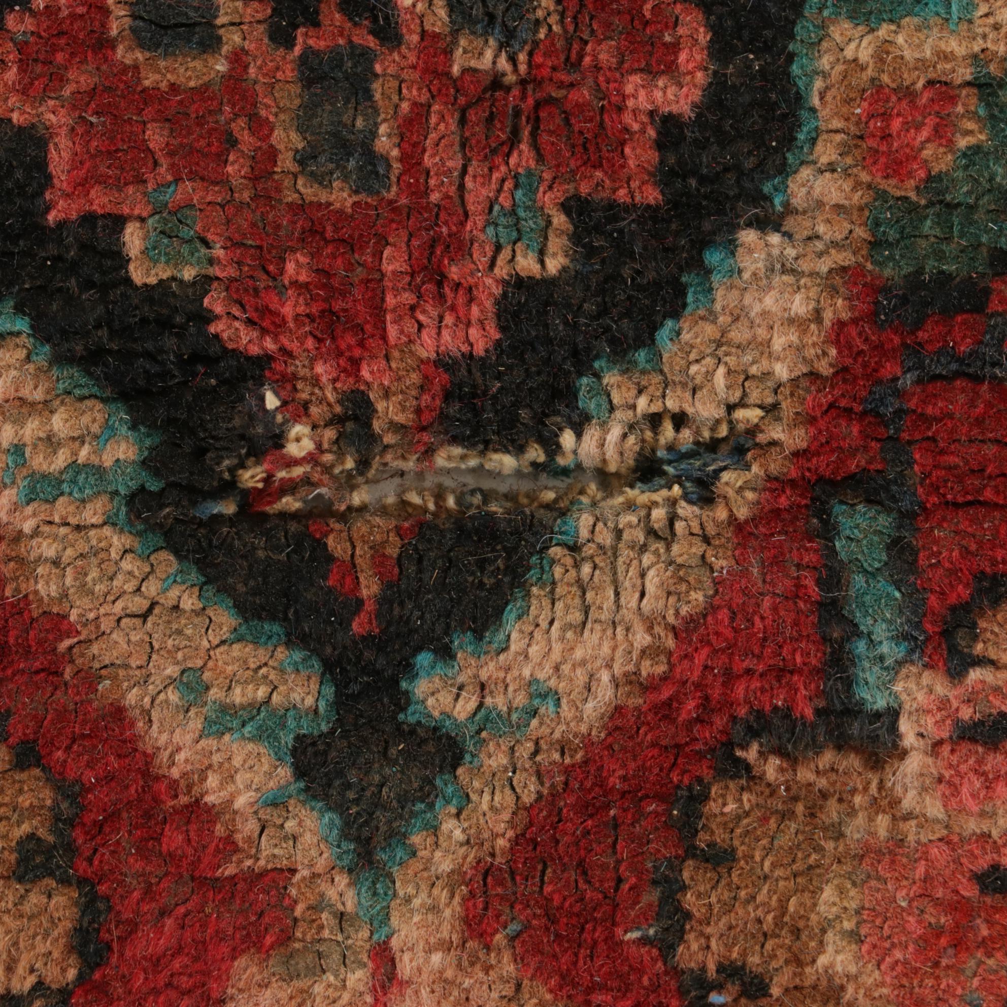 4'3 x 6'7 Hand-Knotted Persian Mahal Rug, 1930s