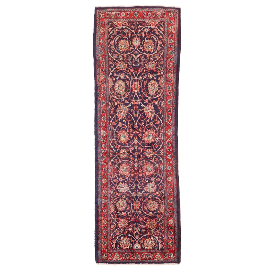 3'4 x 10'4 Hand-Knotted Persian Isfahan Long Rug
