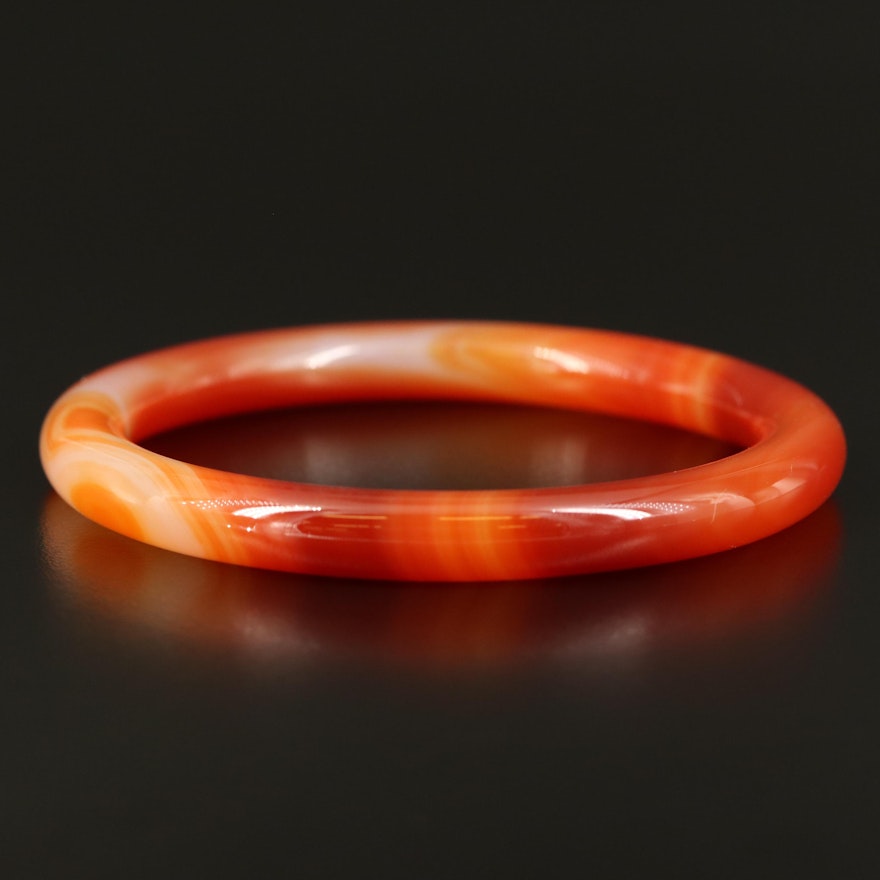 Agate Hololith Bangle