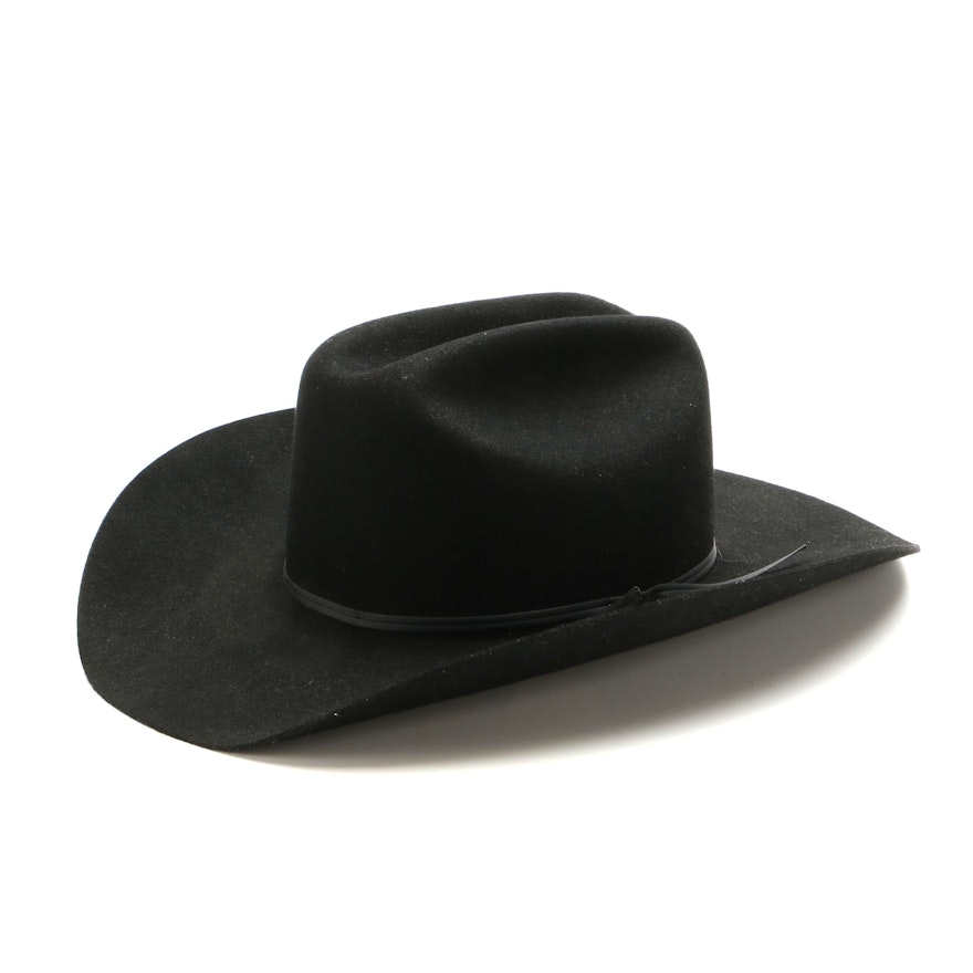 Men's Stallion by Stetson Black Wool Felt Cowboy Hat