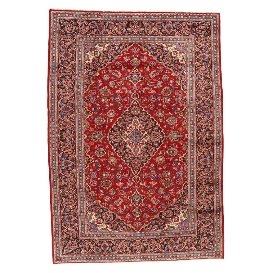 7'11 x 11'8 Hand-Knotted Persian Tabriz Room Sized Rug