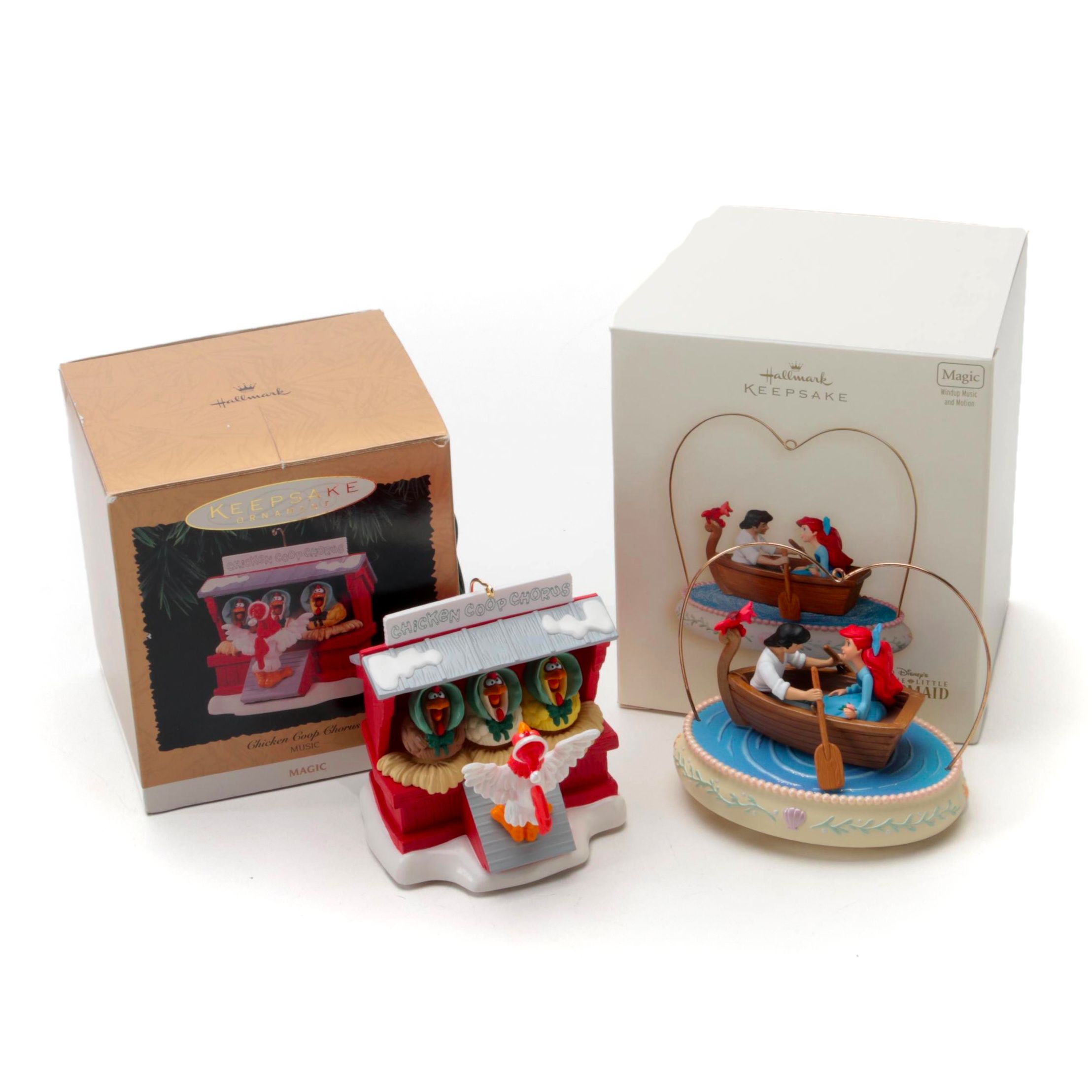 Hallmark "Keepsake Ornaments," Including Walt Disney's "The Little Mermaid"