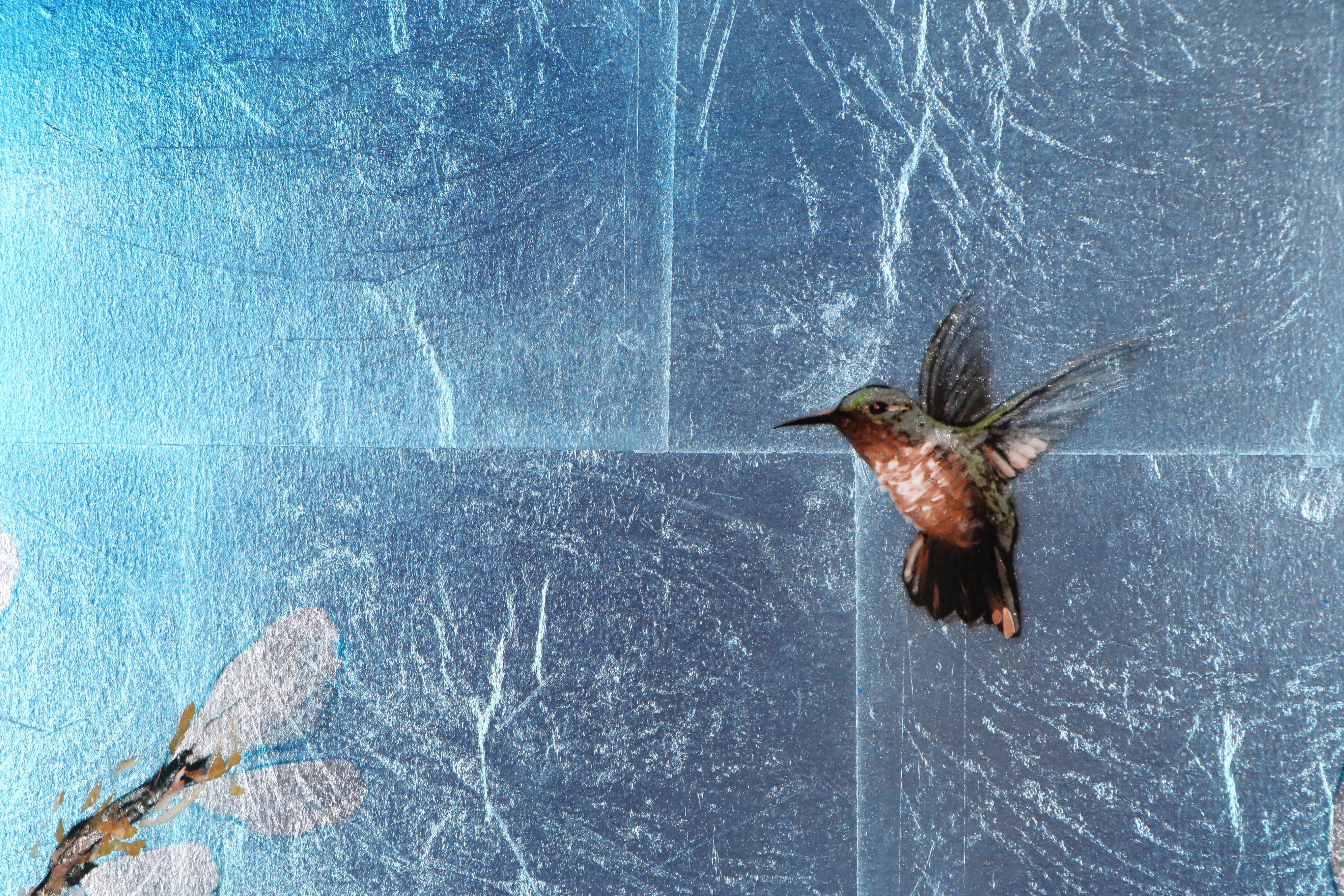 Patrick Guyton Mixed Media Embellished Print "Morning Glory"