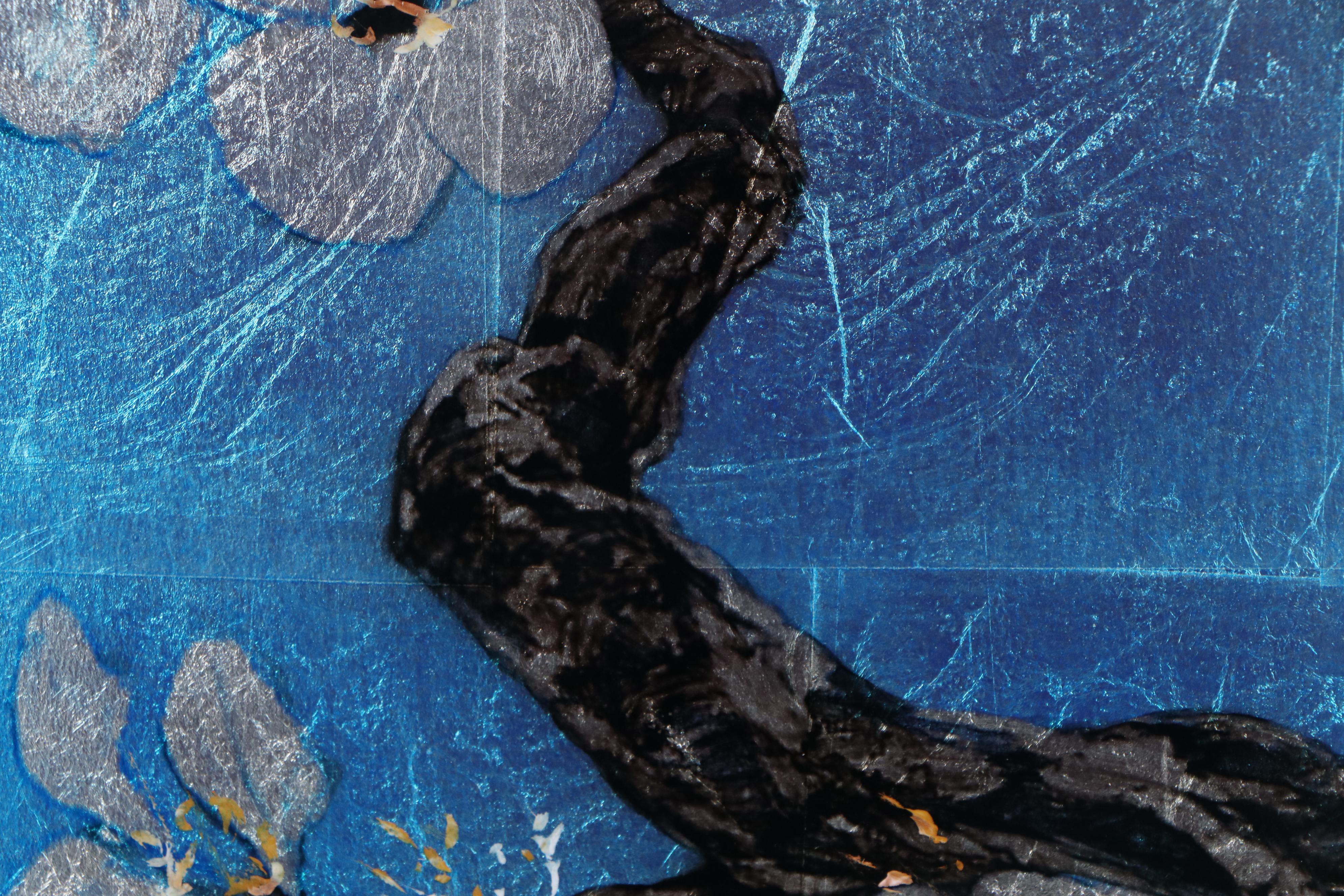 Patrick Guyton Mixed Media Embellished Print "Morning Glory"