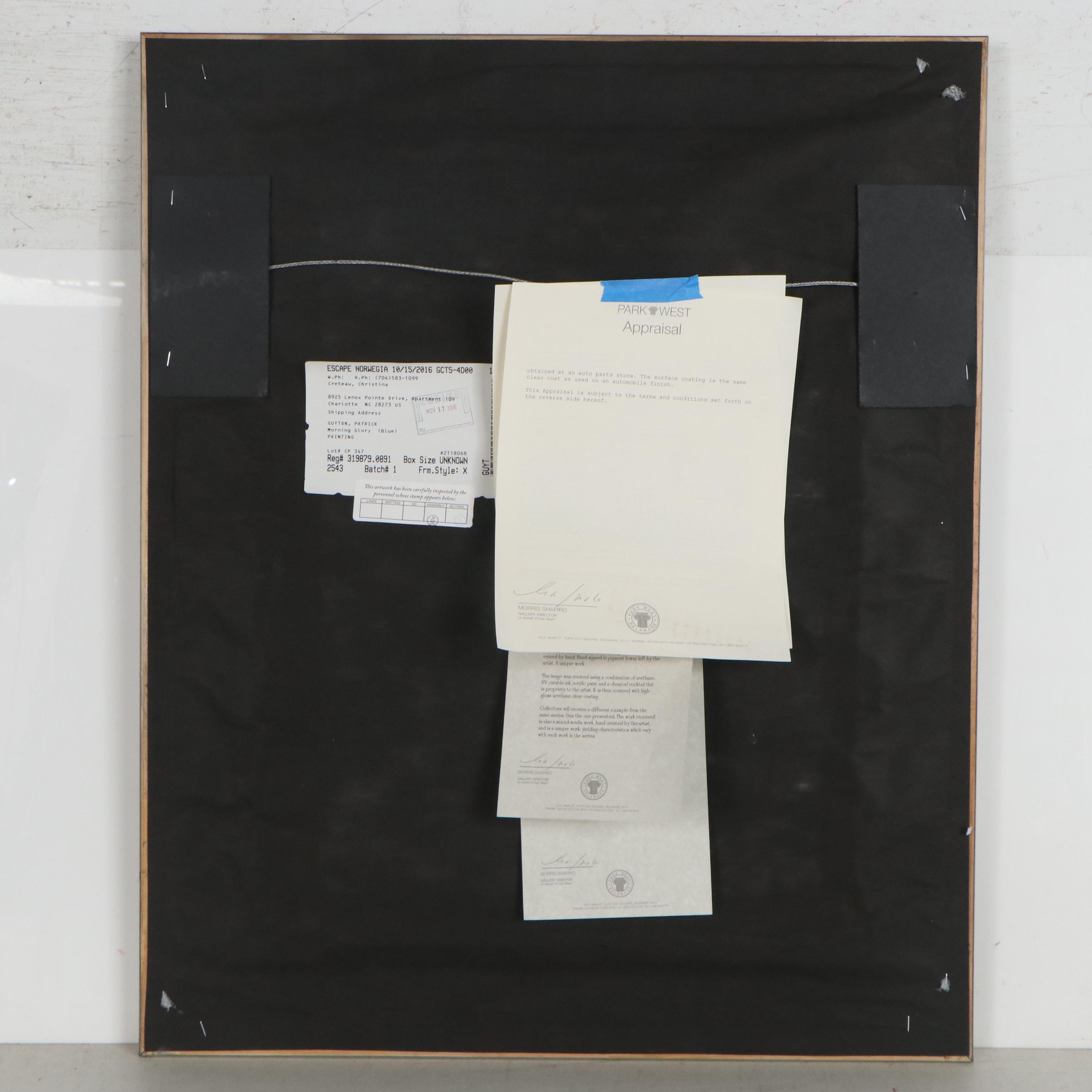 Patrick Guyton Mixed Media Embellished Print "Morning Glory"