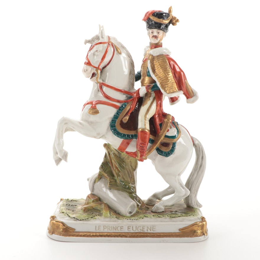 German Kistner "Le Prince Eugene" Porcelain Figurine