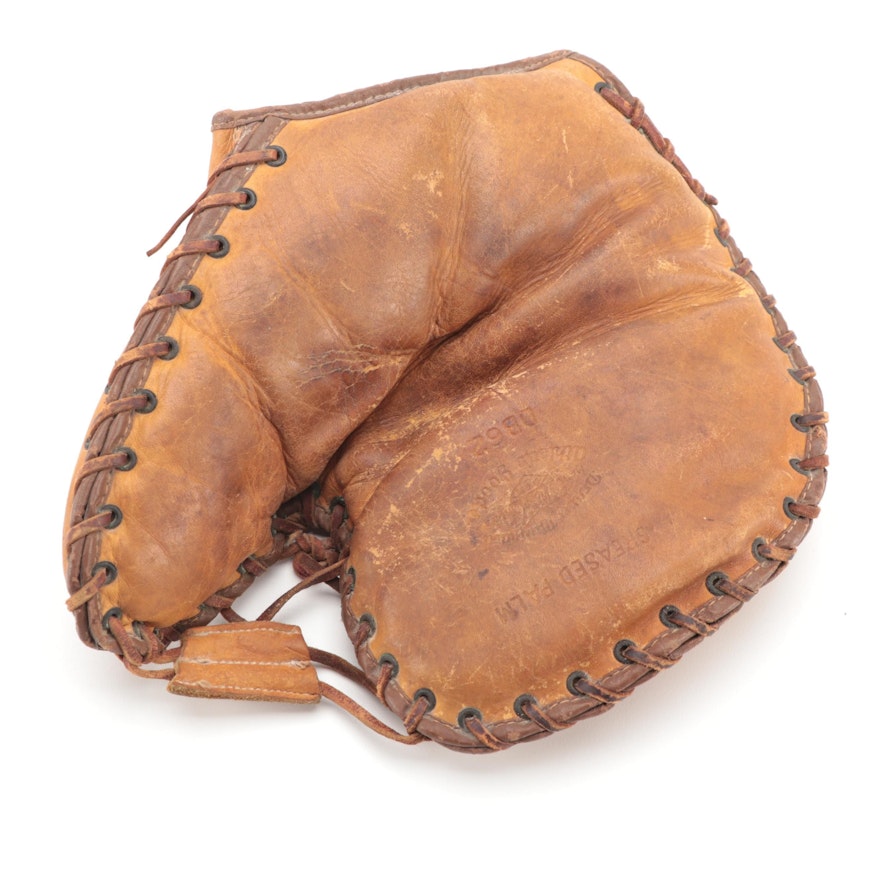 Draper Maynard "Lucky Dog" Leather First Baseman's Glove, circa 1930s