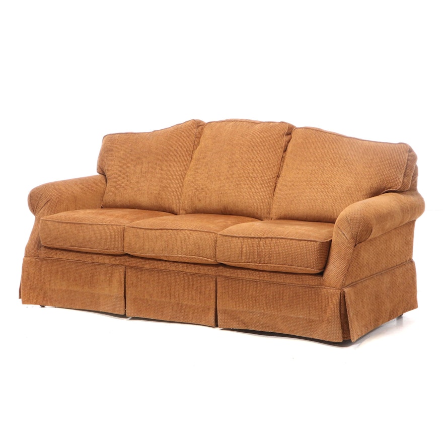 Flexsteel Upholstered Roll-Arm Sofa