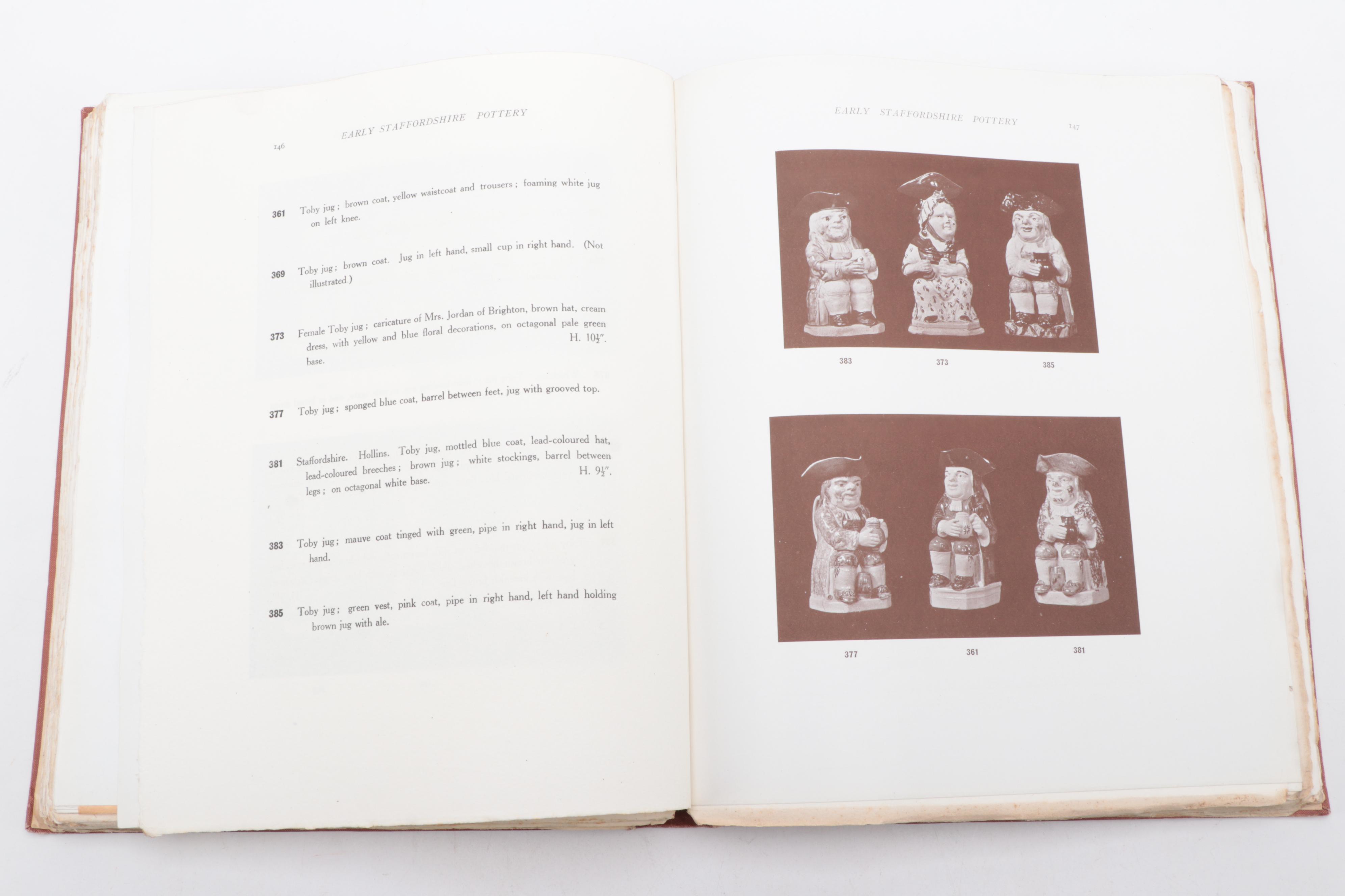 "The Earle Collection of Early Staffordshire Pottery" by Cyril Earle, 1915