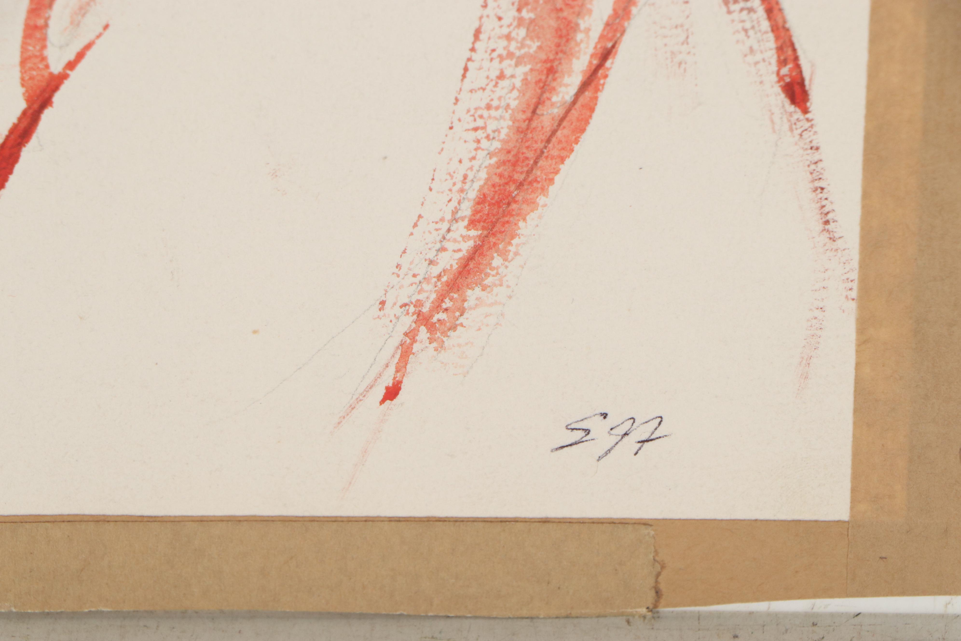 Edmond Fitzgerald Portrait Watercolor Painting