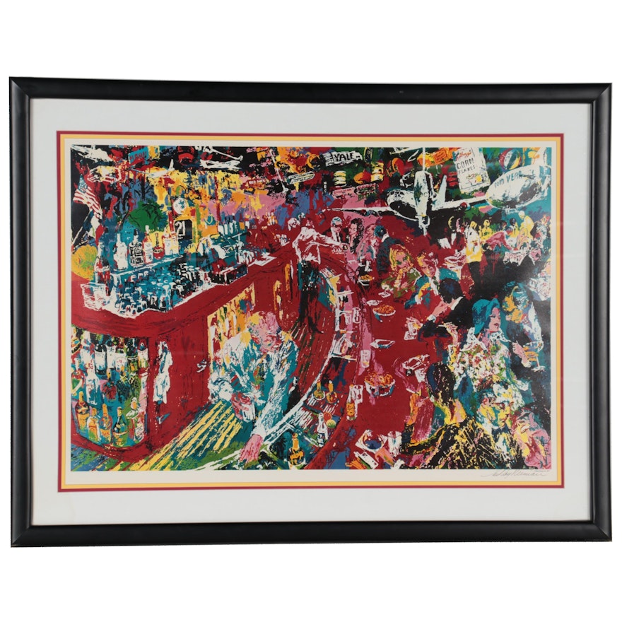 LeRoy Neiman Seriolithograph "Club 21," circa 1977