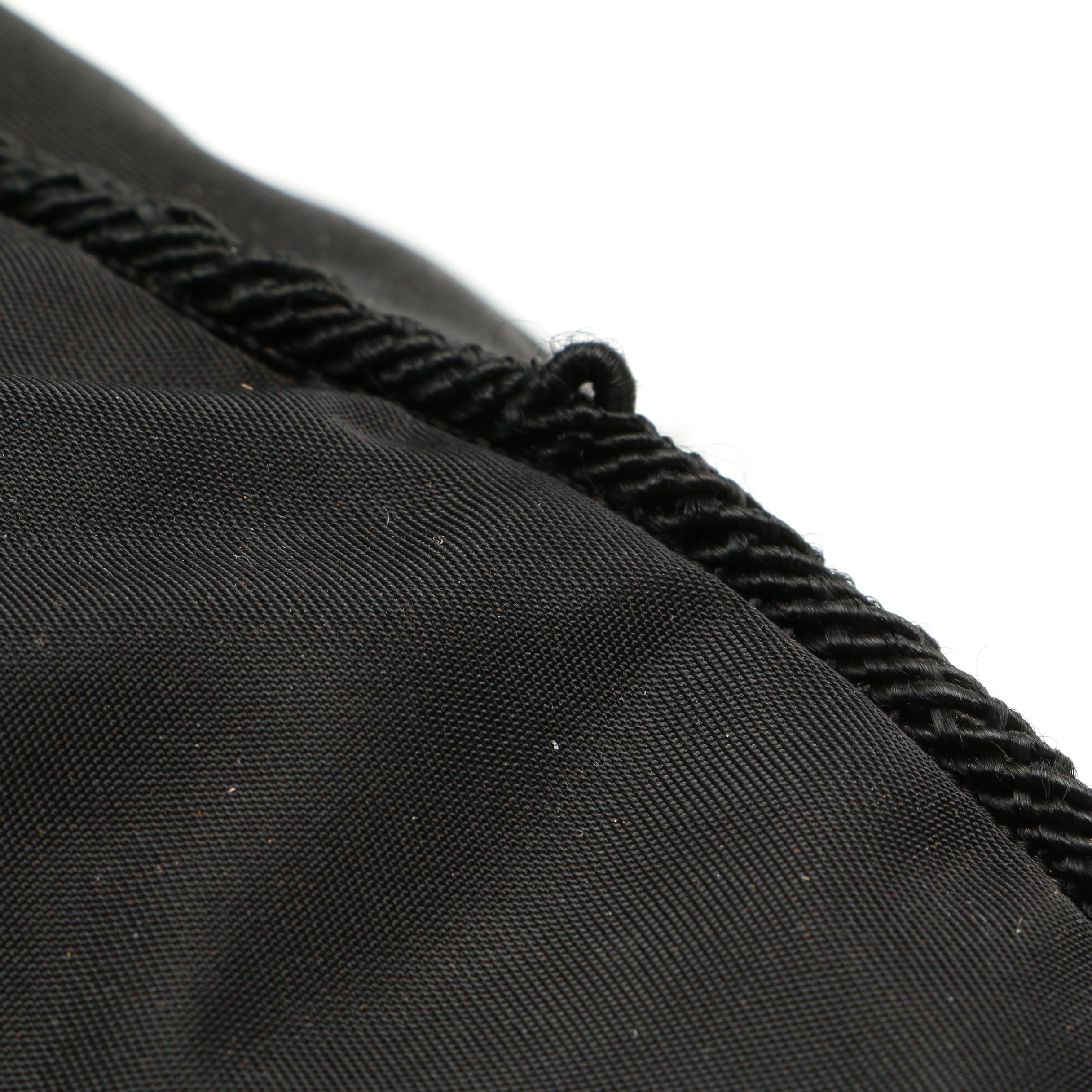 Prada Beaded Tassel Top Handle Bag in Black Tessuto Nylon