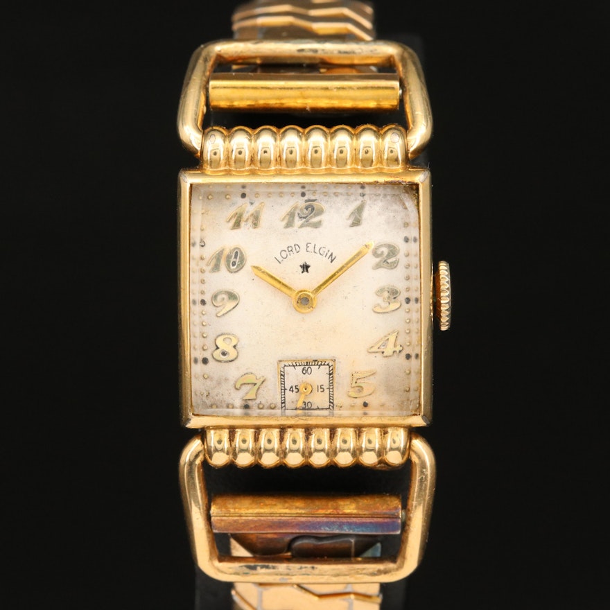 Vintage "Lord Elgin" 14K Gold Filled Wristwatch