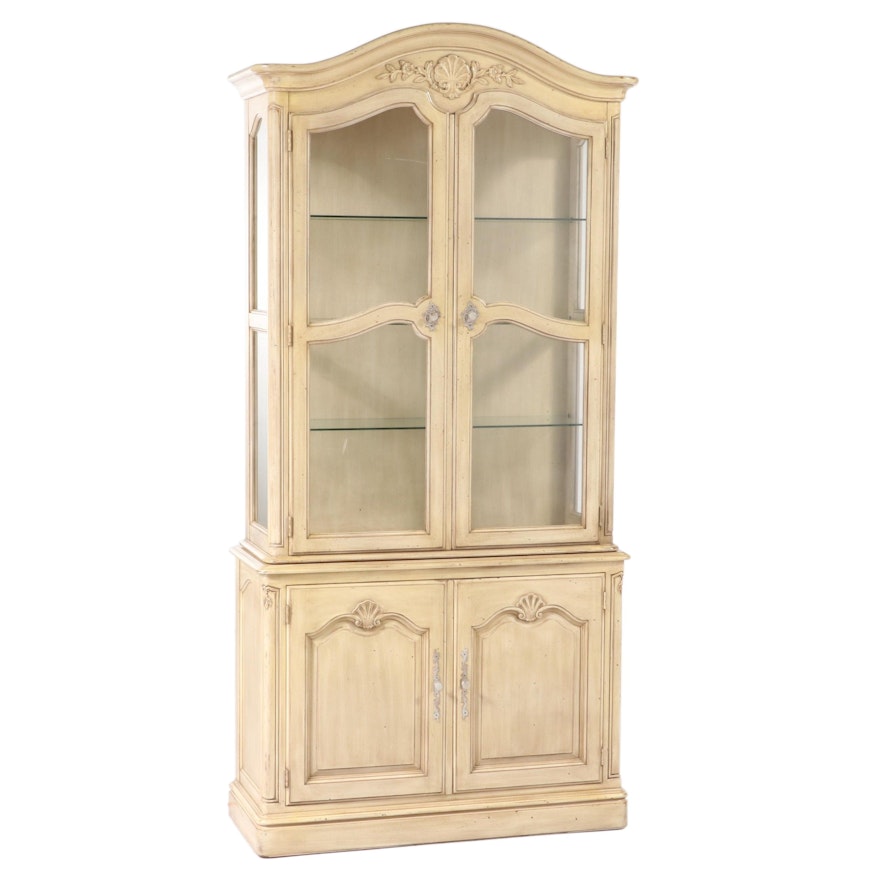 Kindel Furniture Co. French Provincial Style Painted China Cabinet