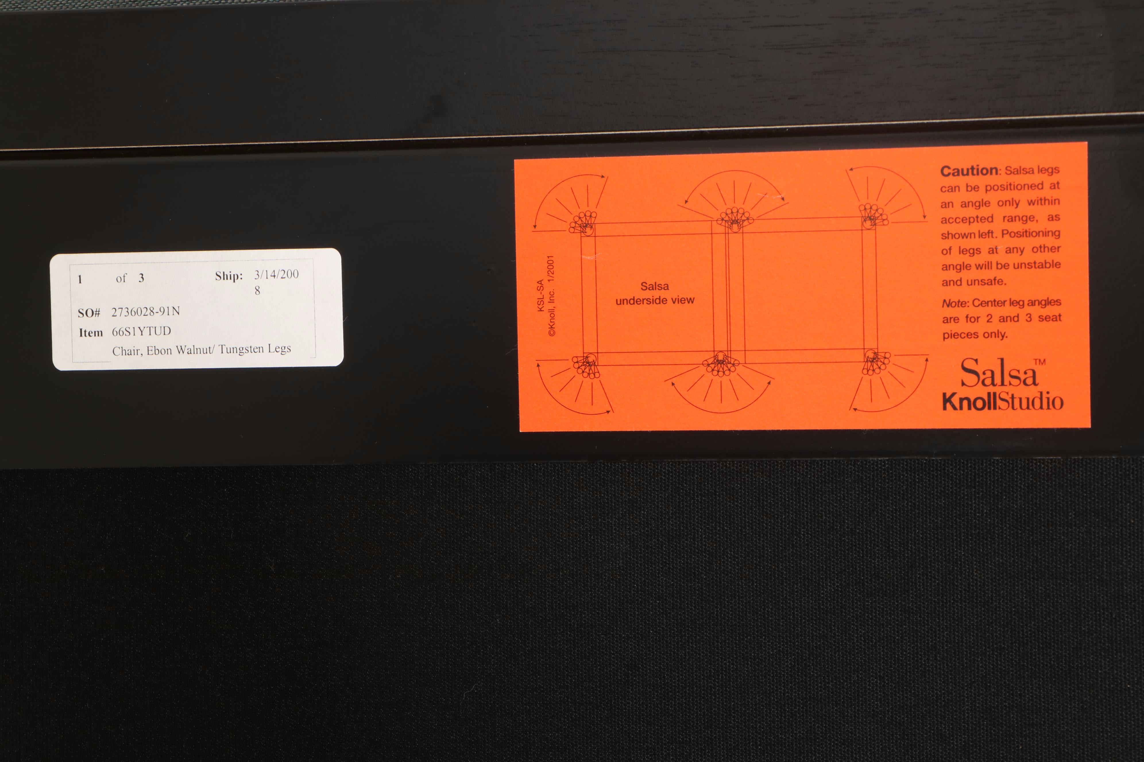 Peter Stamberg & Paul Aferiat for Knoll Studio "Salsa" Lounge Chair