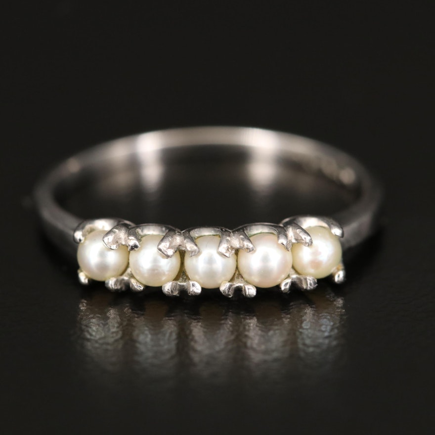 10K Pearl Ring