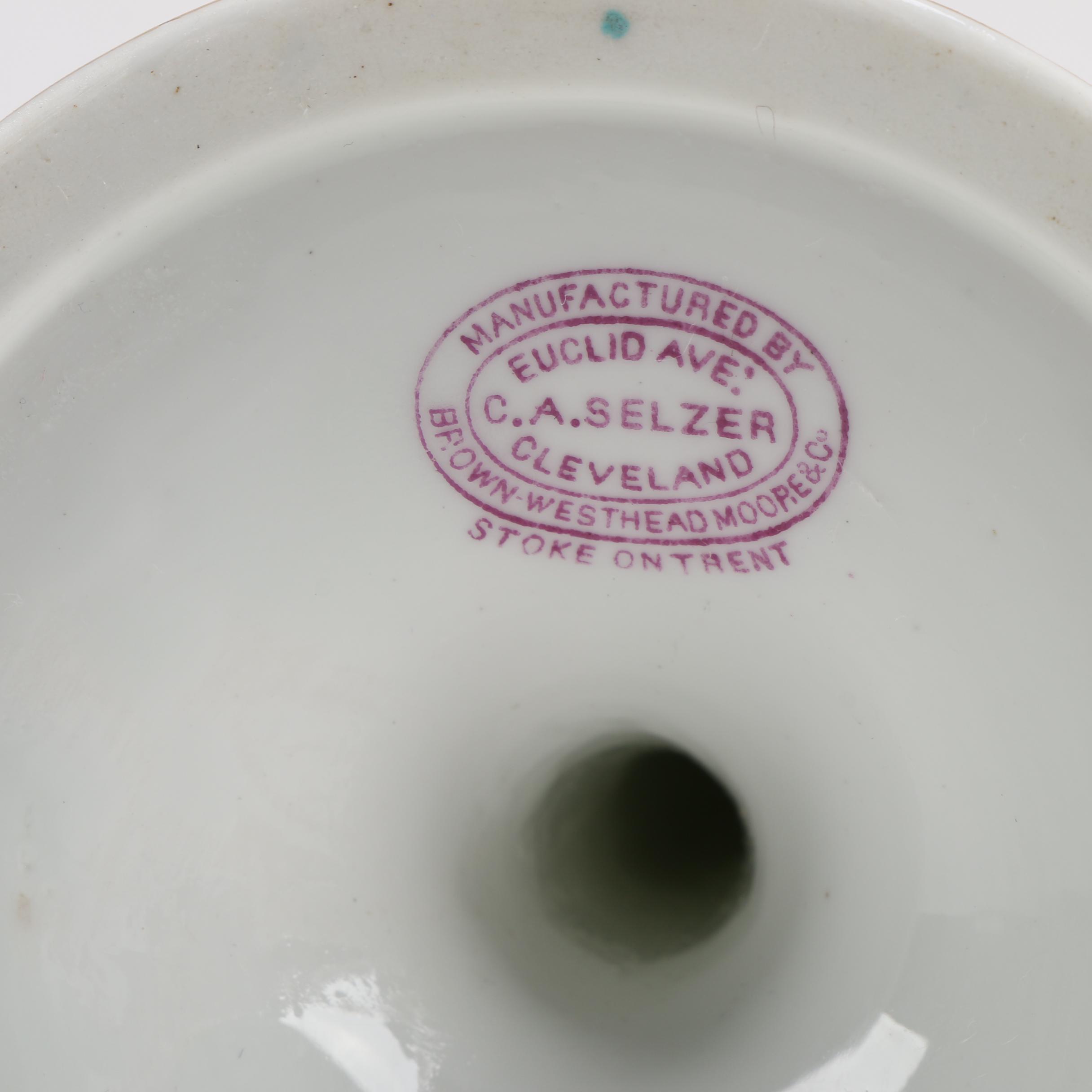 English Cobalt and Gilt Landscape Urn, Royal Vienna and Other European Porcelain