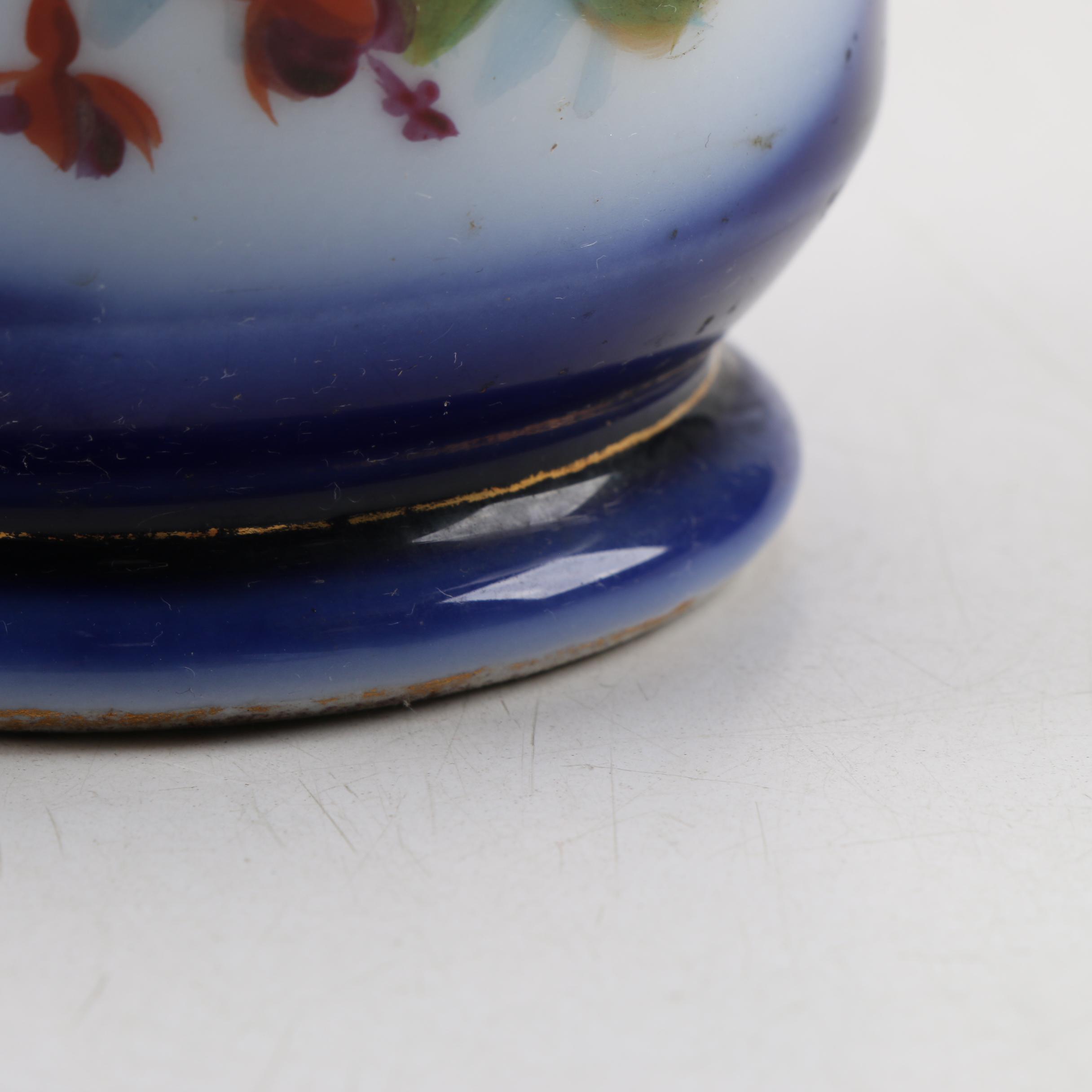 English Cobalt and Gilt Landscape Urn, Royal Vienna and Other European Porcelain