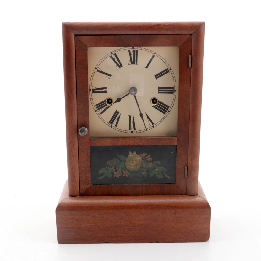 Seth Thomas Walnut Ogee Clock, Late 19th/Early 20th C.